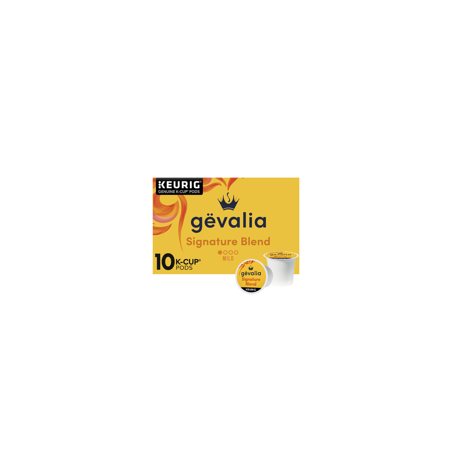 Gevalia Signature Blend Mild Roast K-Cup Coffee Pods, Box - 10 Count Image 1 of 3