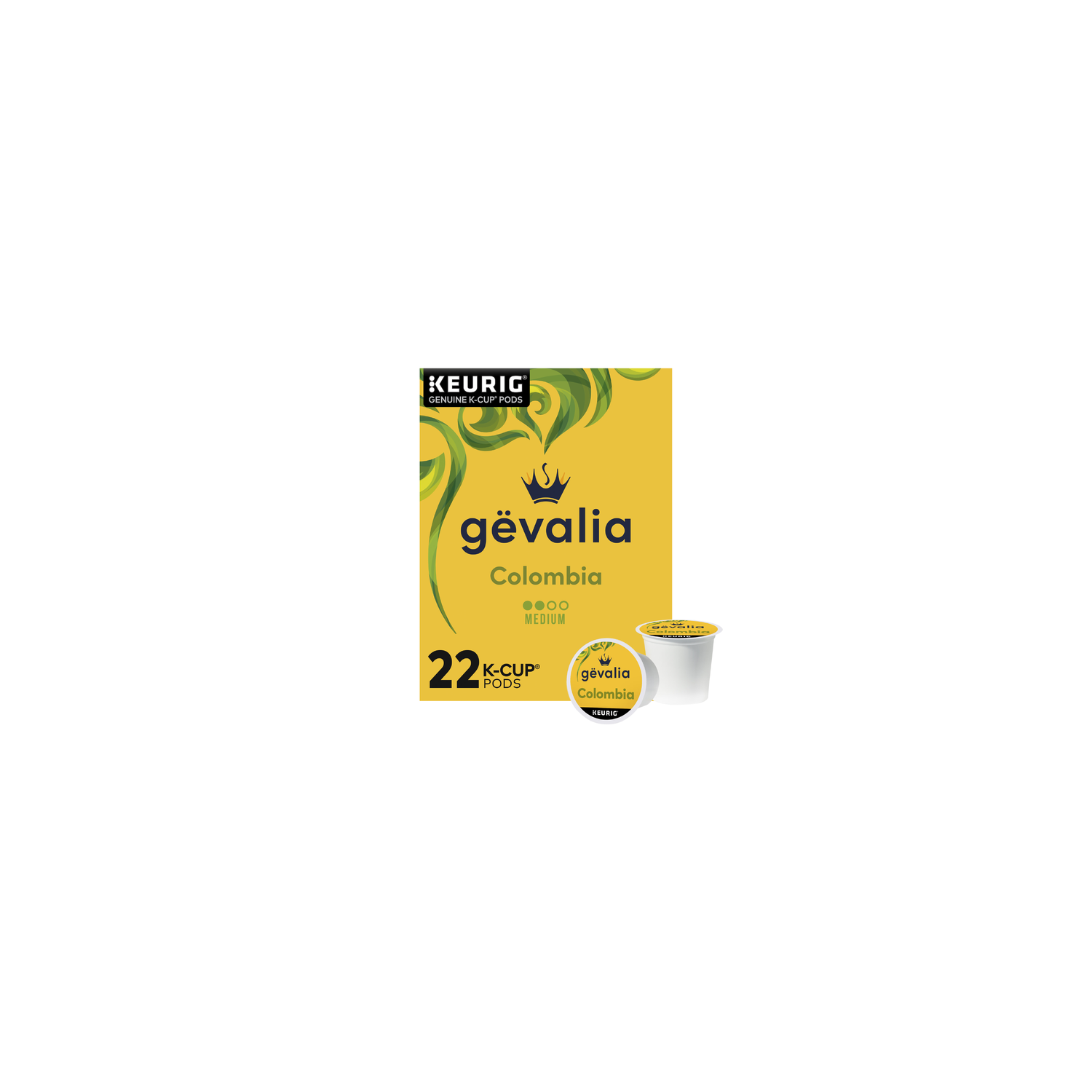 Gevalia Colombia Medium Roast K-Cup Coffee Pods - 22 Count Image 1 of 3