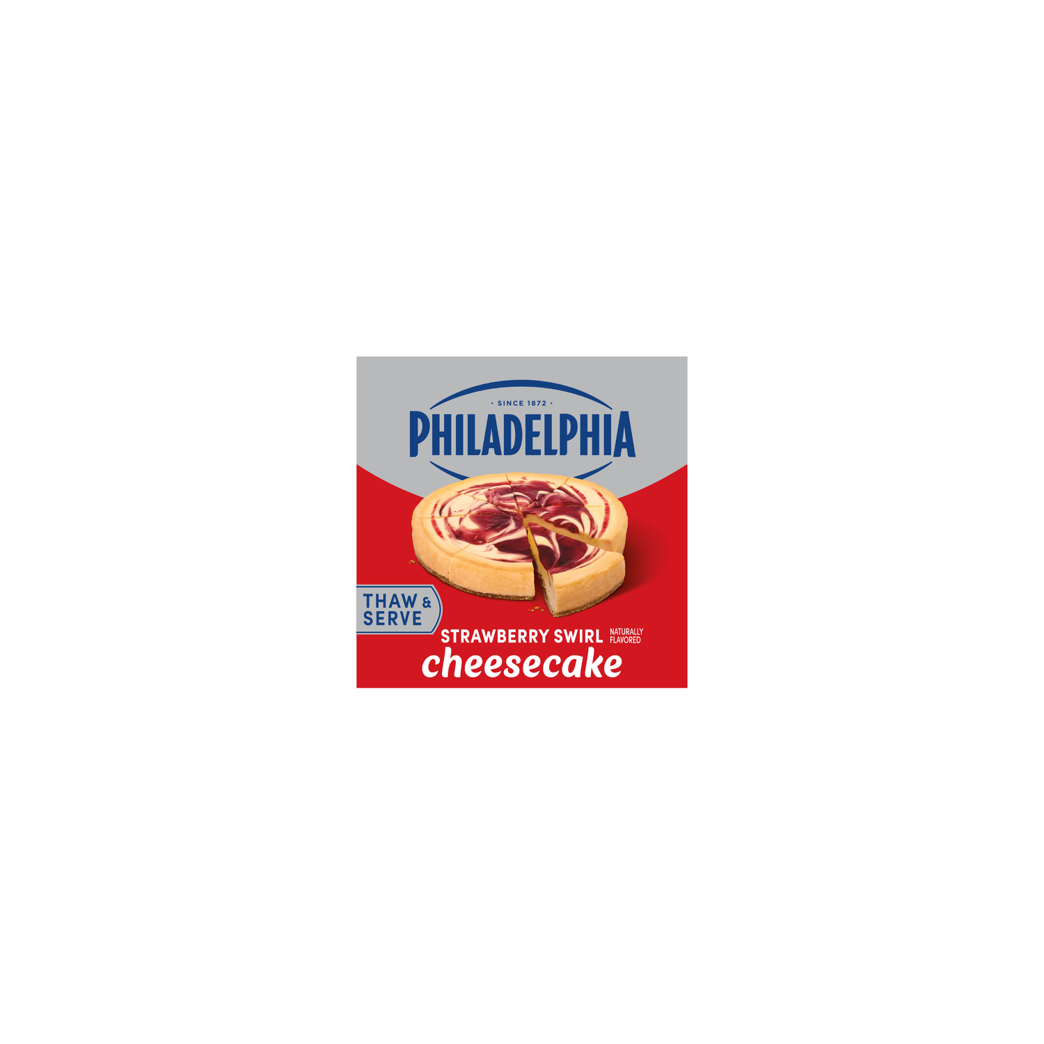 Philadelphia Strawberry Swirl Cheesecake - 24 Ounce Image 1 of 4