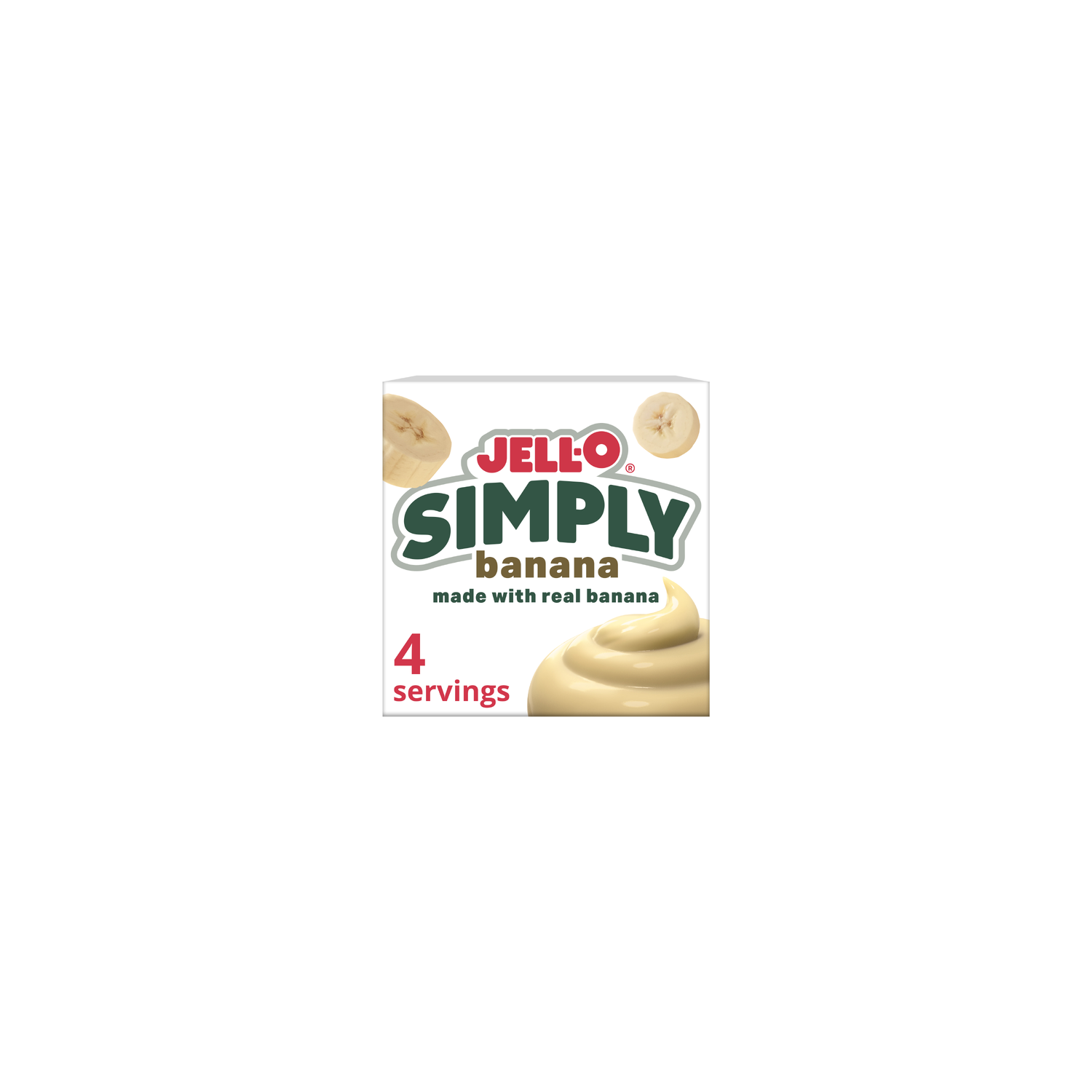 Jell-O Simply Banana Instant Pudding And Pie Filling Mix - 3.4 Ounce Image 1 of 4