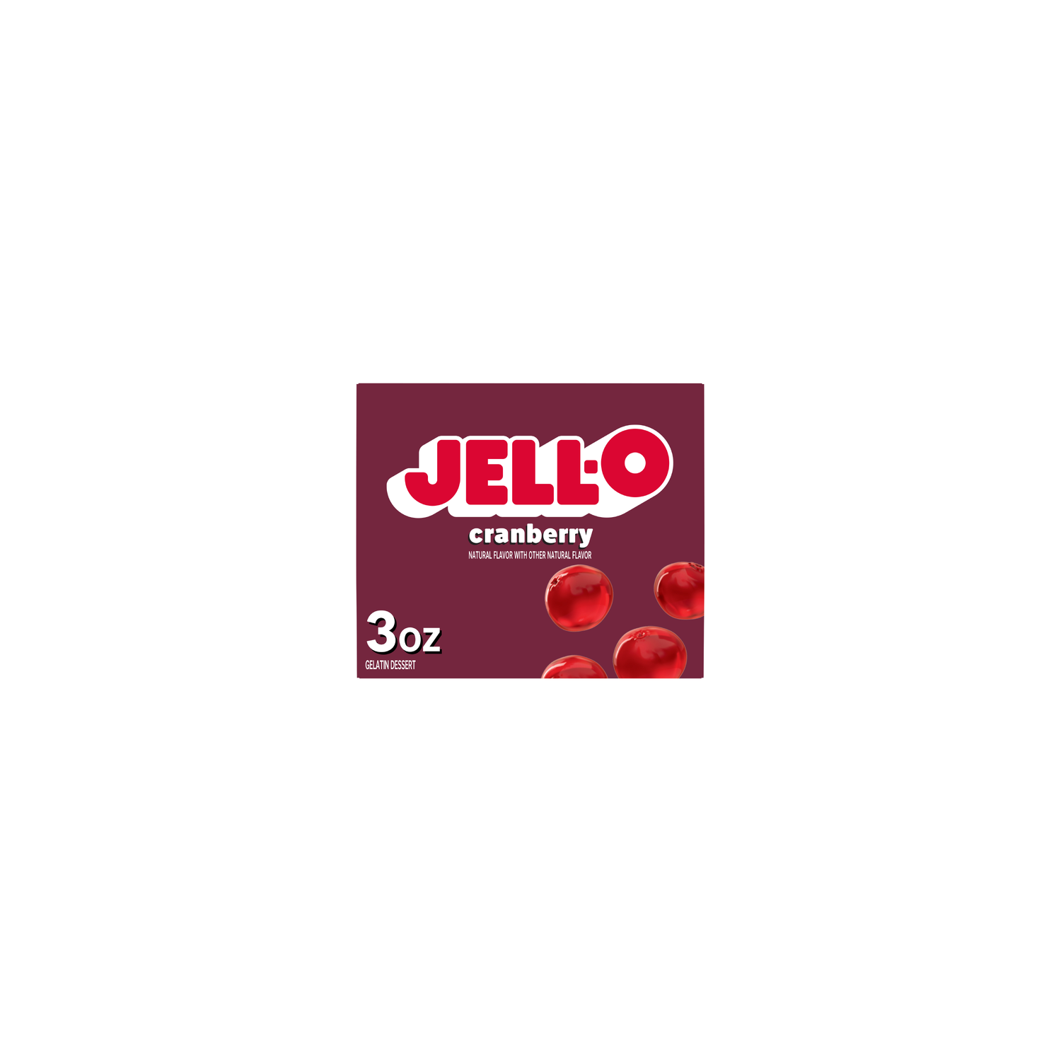Jell-O Cranberry Gelatin Dessert - 3 Ounce Image 1 of 4