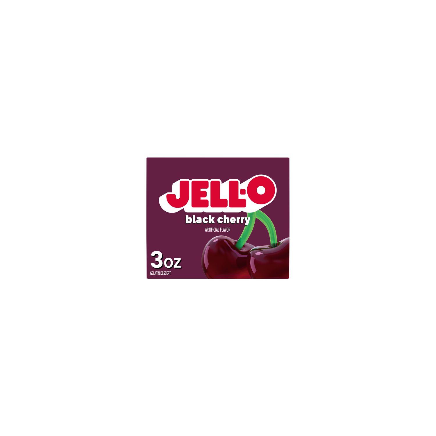 Jell-O Black Cherry Gelatin Dessert - 3 Ounce Image 1 of 4