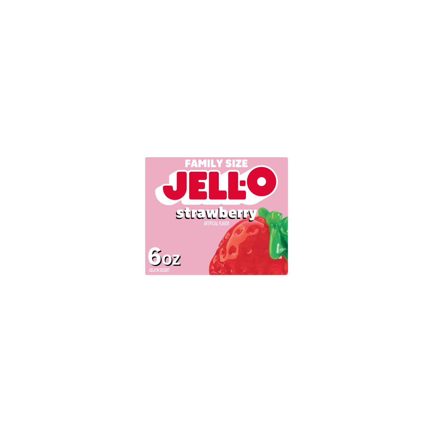 Jell-O Strawberry Gelatin Dessert - 6 Ounce Image 1 of 4