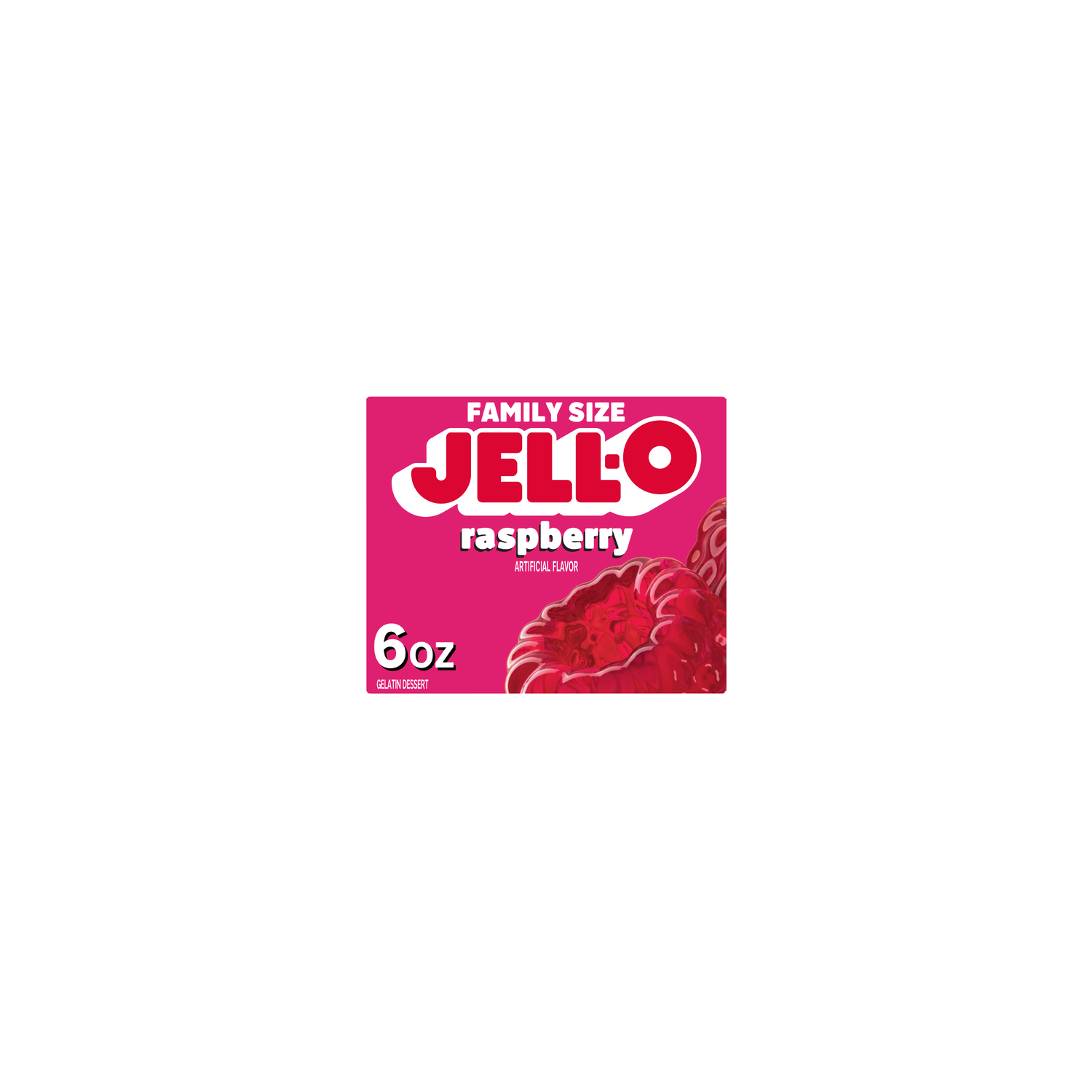 Jell-O Raspberry Gelatin Dessert - 6 Ounce Image 1 of 4