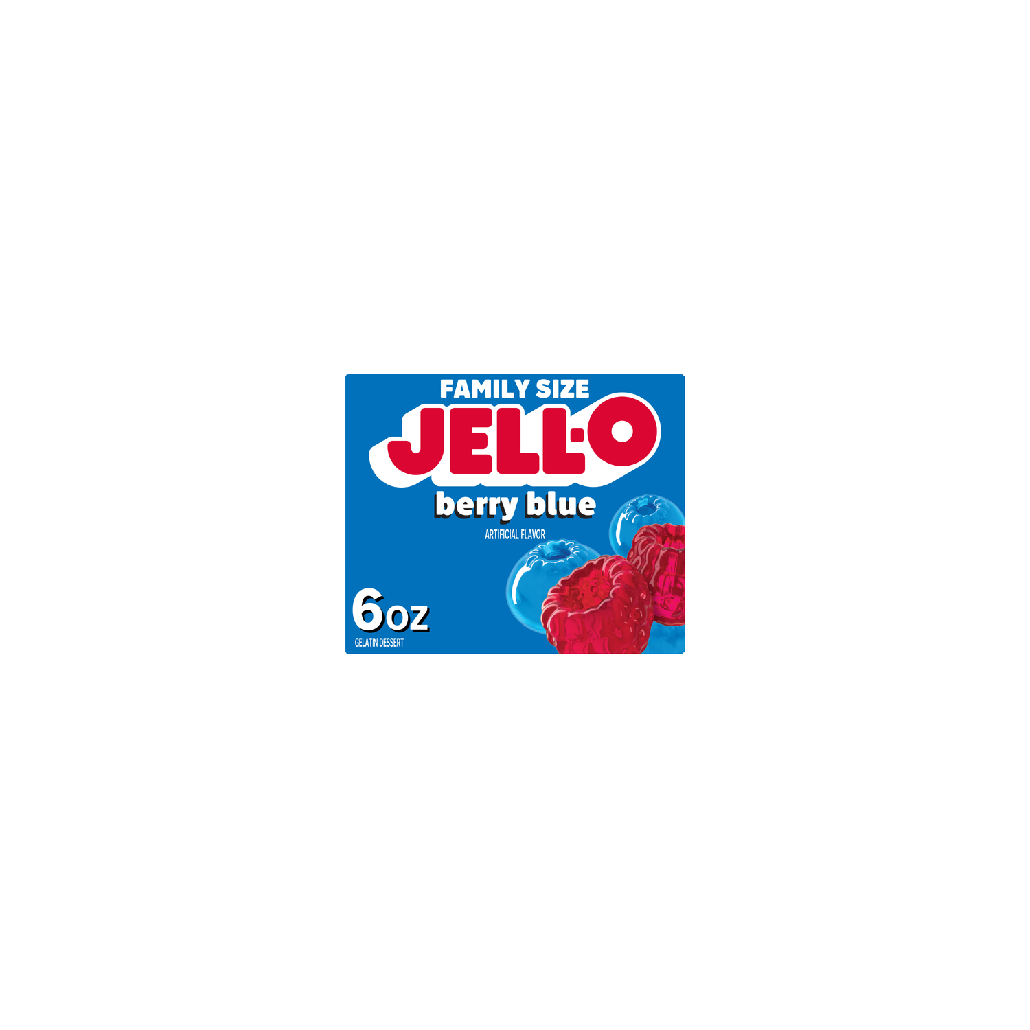 Jell-O Berry Blue Gelatin Dessert - 6 Ounce Image 1 of 4