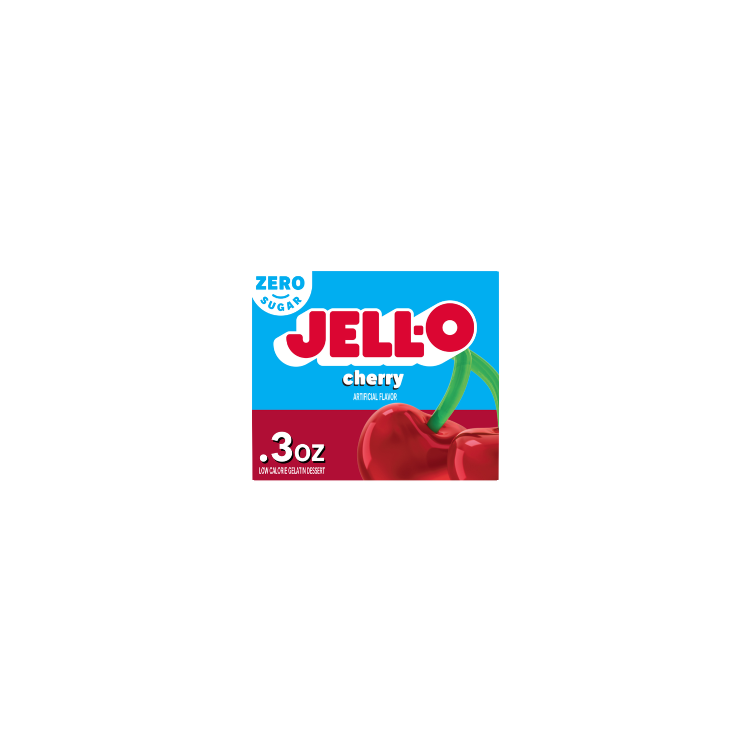 Jell-O Cherry Gelatin Dessert - 0.3 Ounce Image 1 of 4