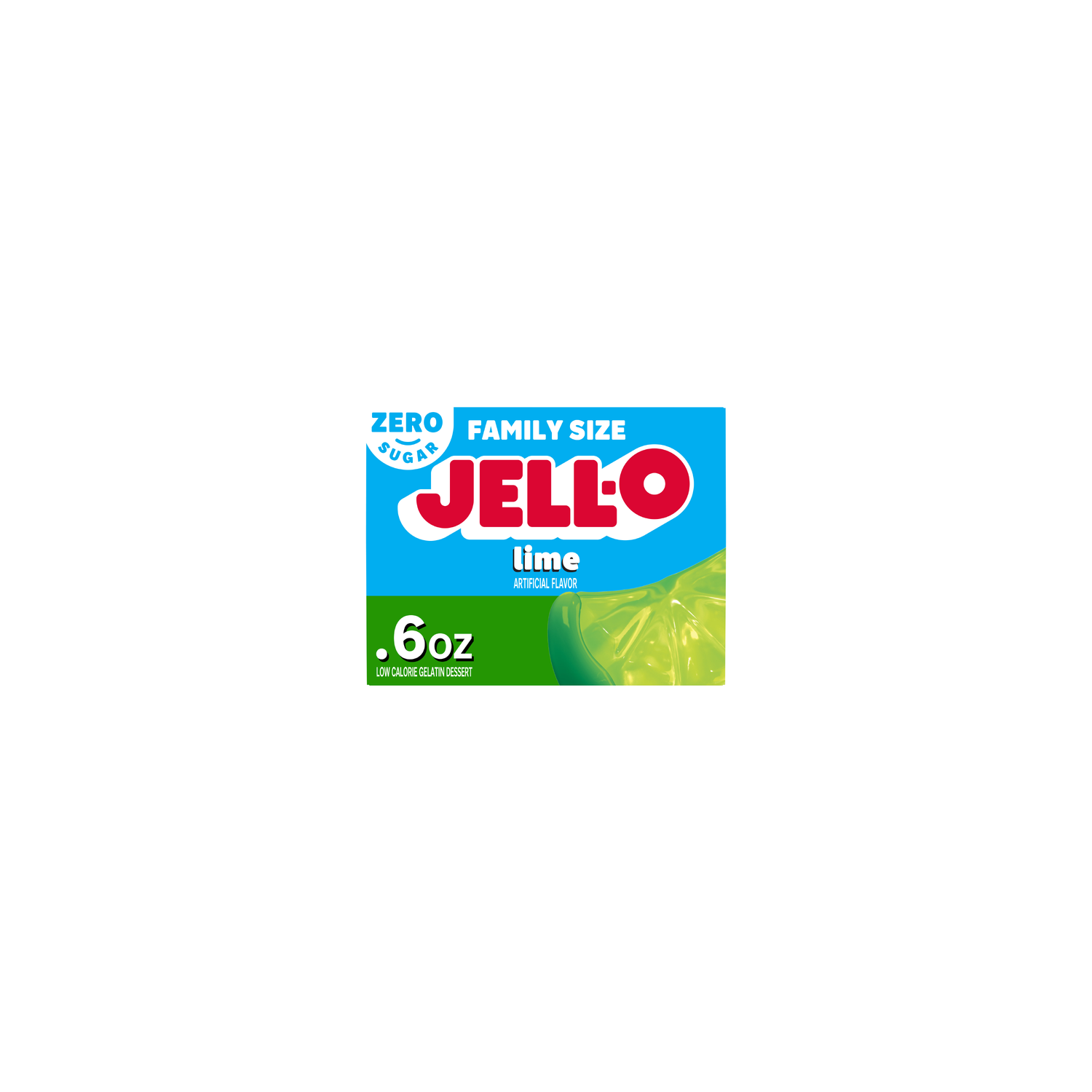 Jell-O Lime Gelatin Dessert - 0.6 Ounce Image 1 of 4