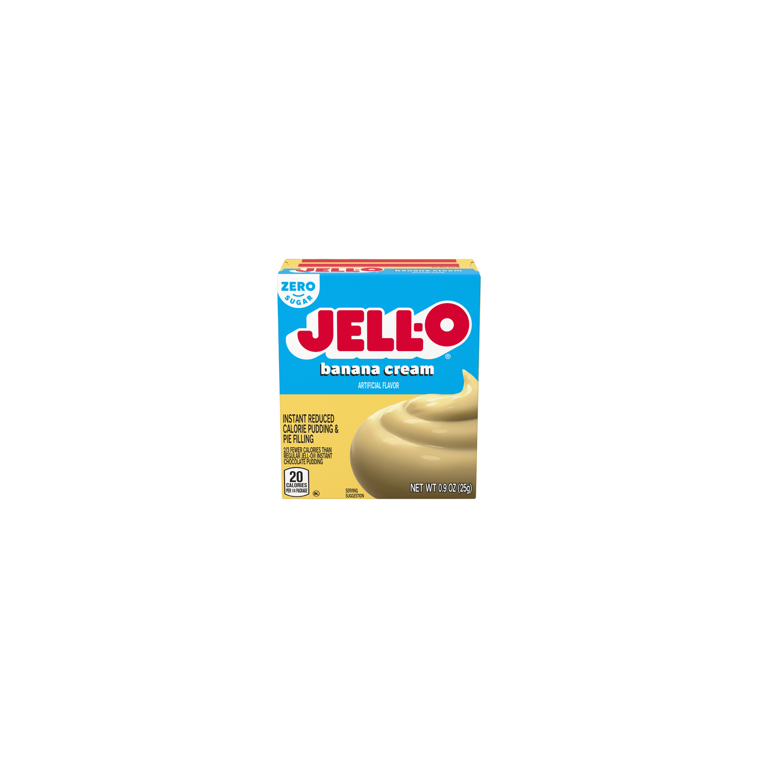 Jell-O Banana Cream Instant Reduced Calorie Sugar Free Pudding