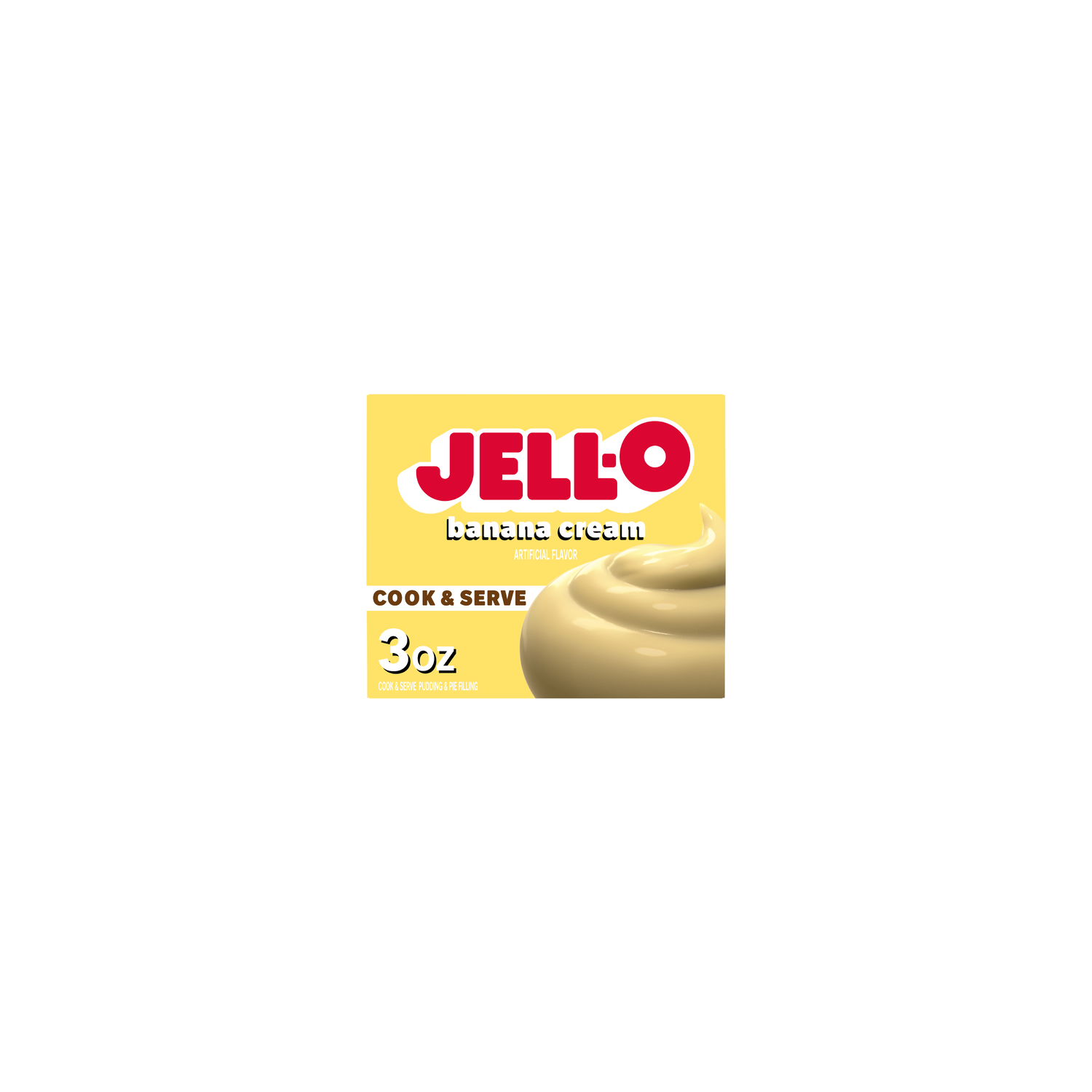 Jell-O Banana Cream Pudding & Pie Filling - 3 Ounce Image 1 of 4