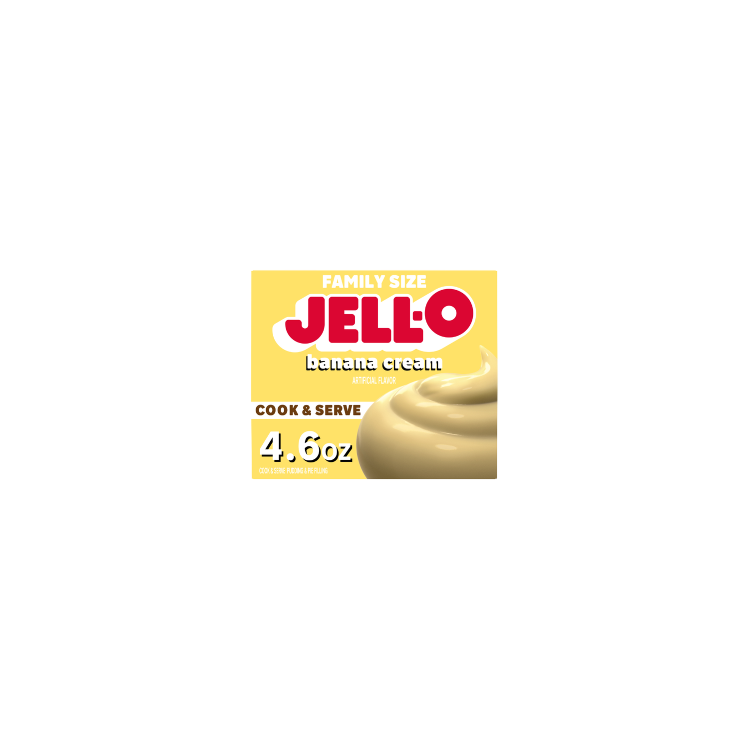 Jell-O Banana Cream Pudding & Pie Filling - 4.6 Ounce Image 1 of 4