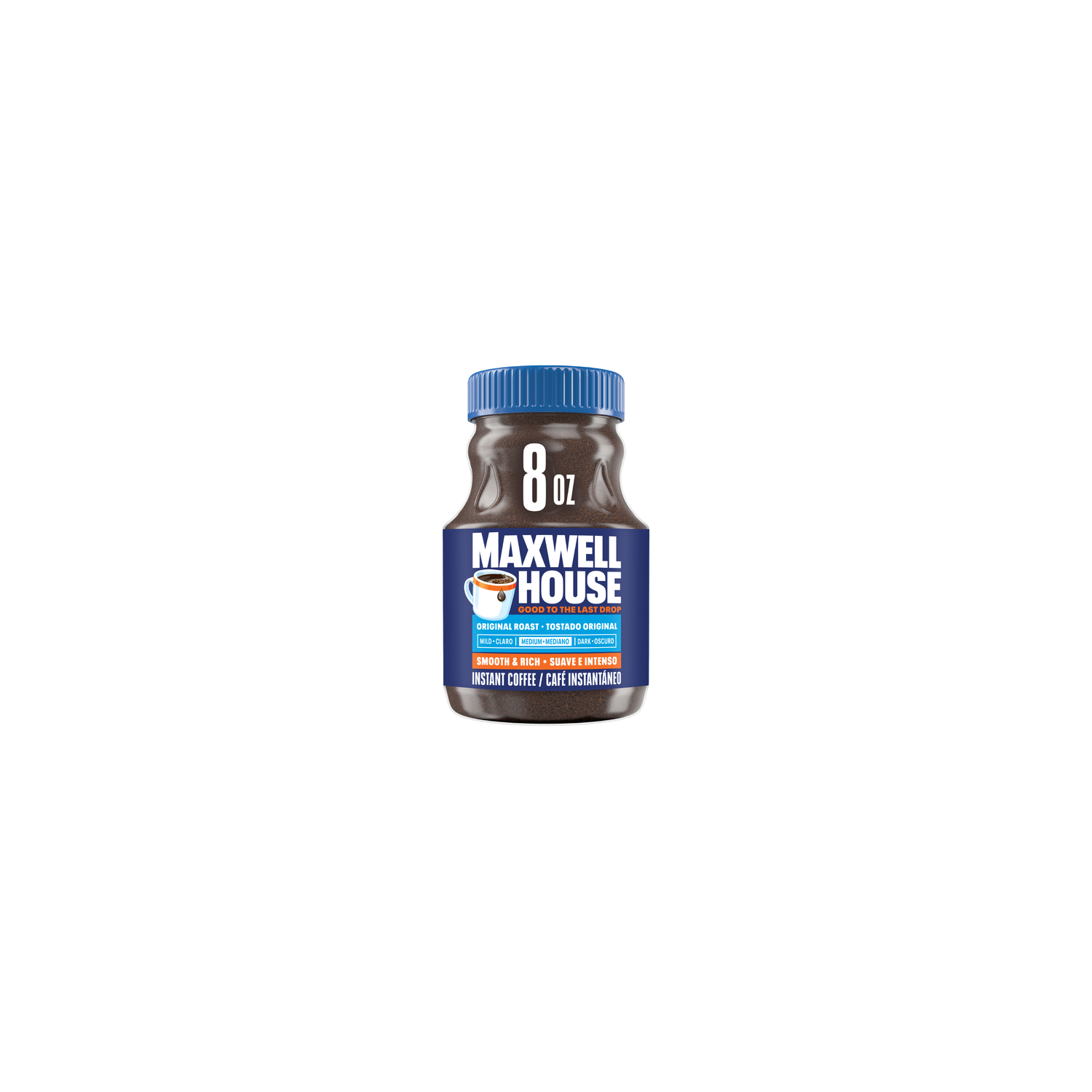 Maxwell House Original Roast Medium Instant Coffee - 8 Ounce Image 1 of 3