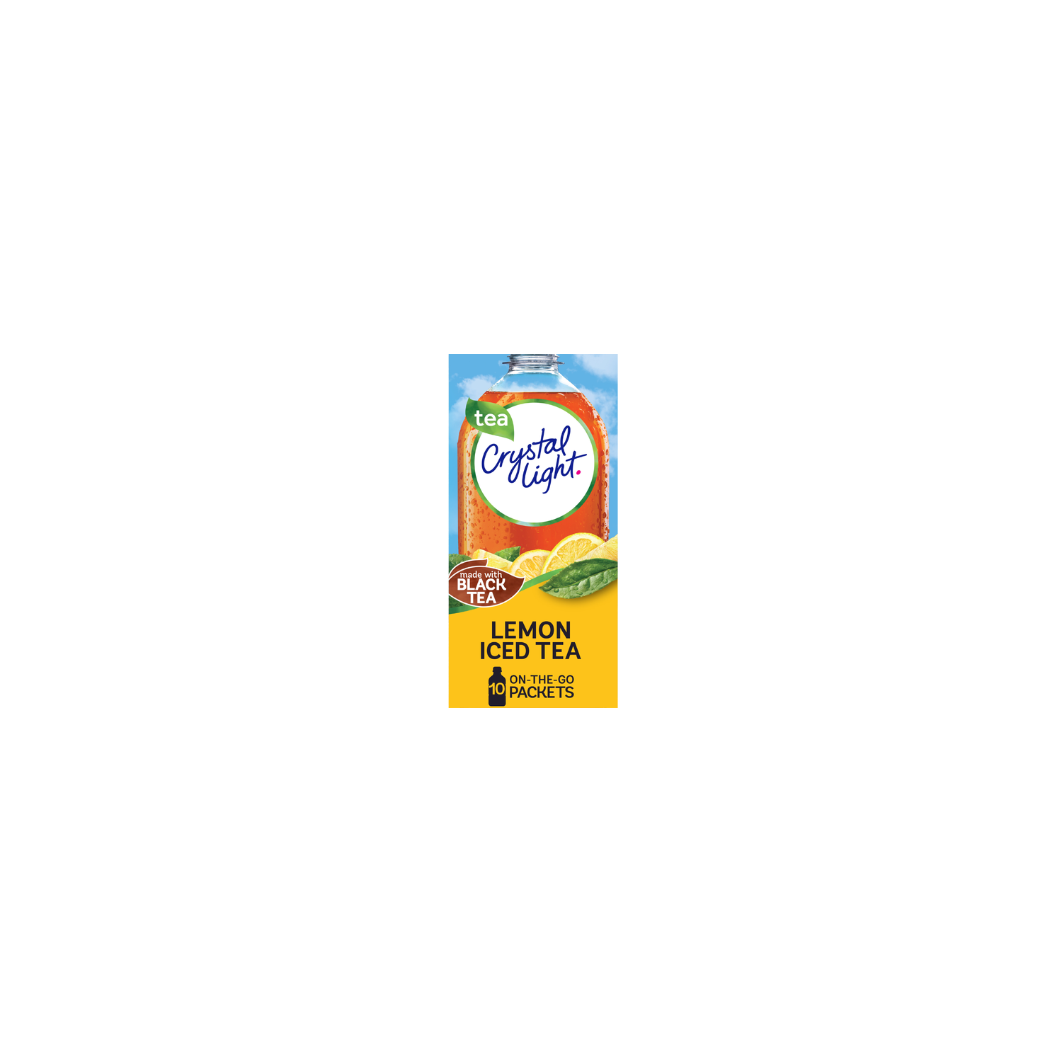 Crystal Light Drink Mix Lemon Iced Tea - 0.07 Ounce - 10 Count Image 1 of 4