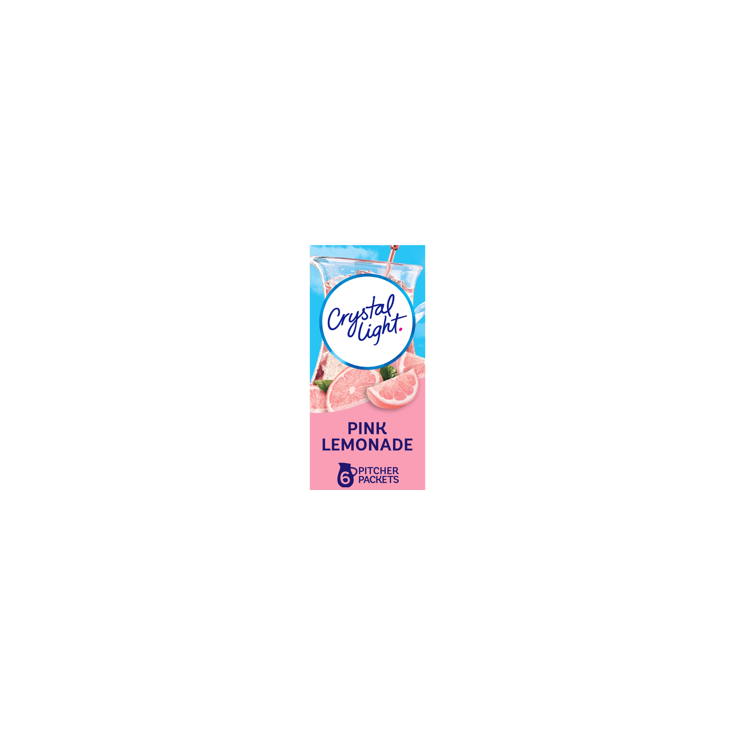 Crystal Light Pink Lemonade Pitcher Packets Drink Mix - 2.9 Ounce Image 1 of 4