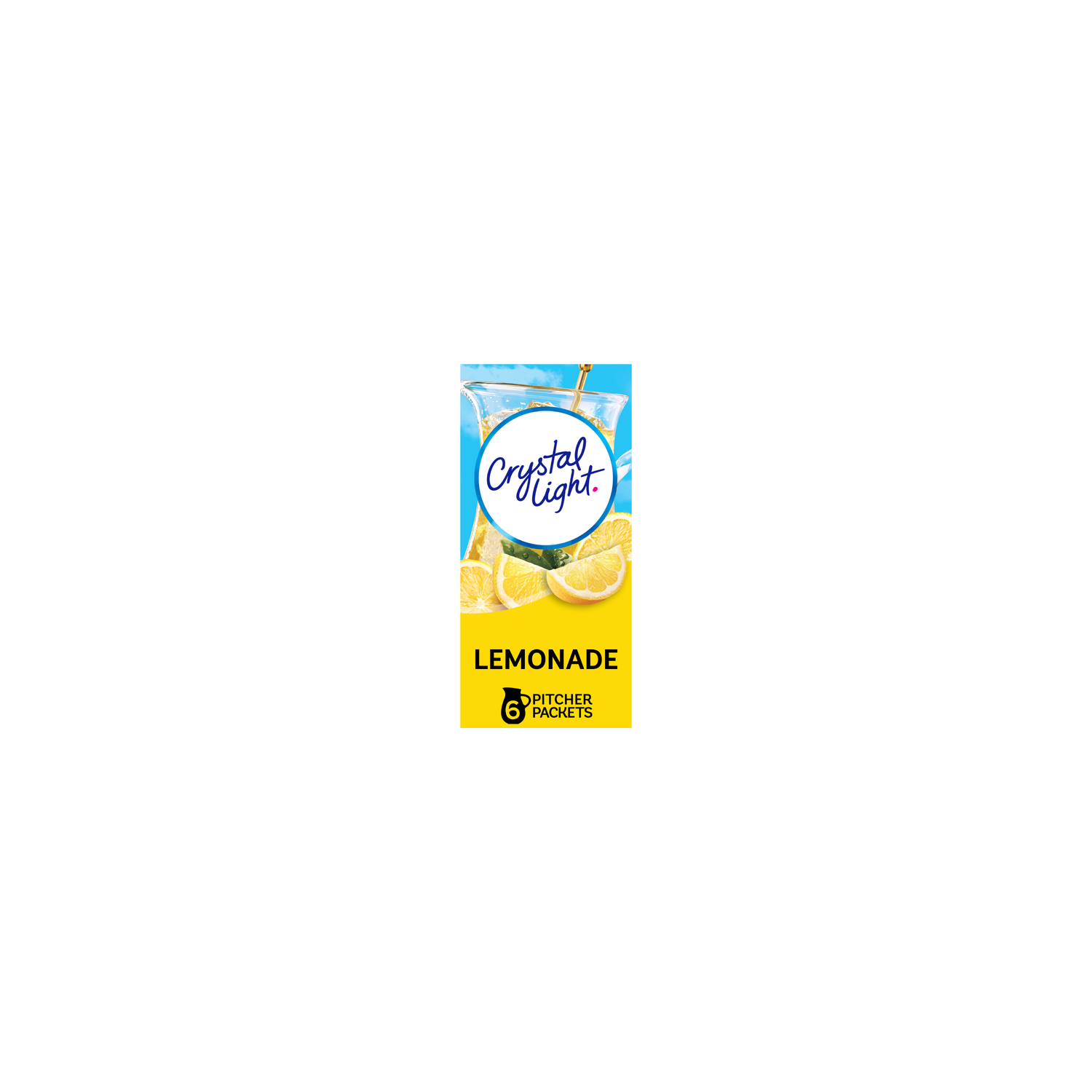 Crystal Light Lemonade Pitcher Packets Drink Mix - 3.2 Ounce Image 1 of 4