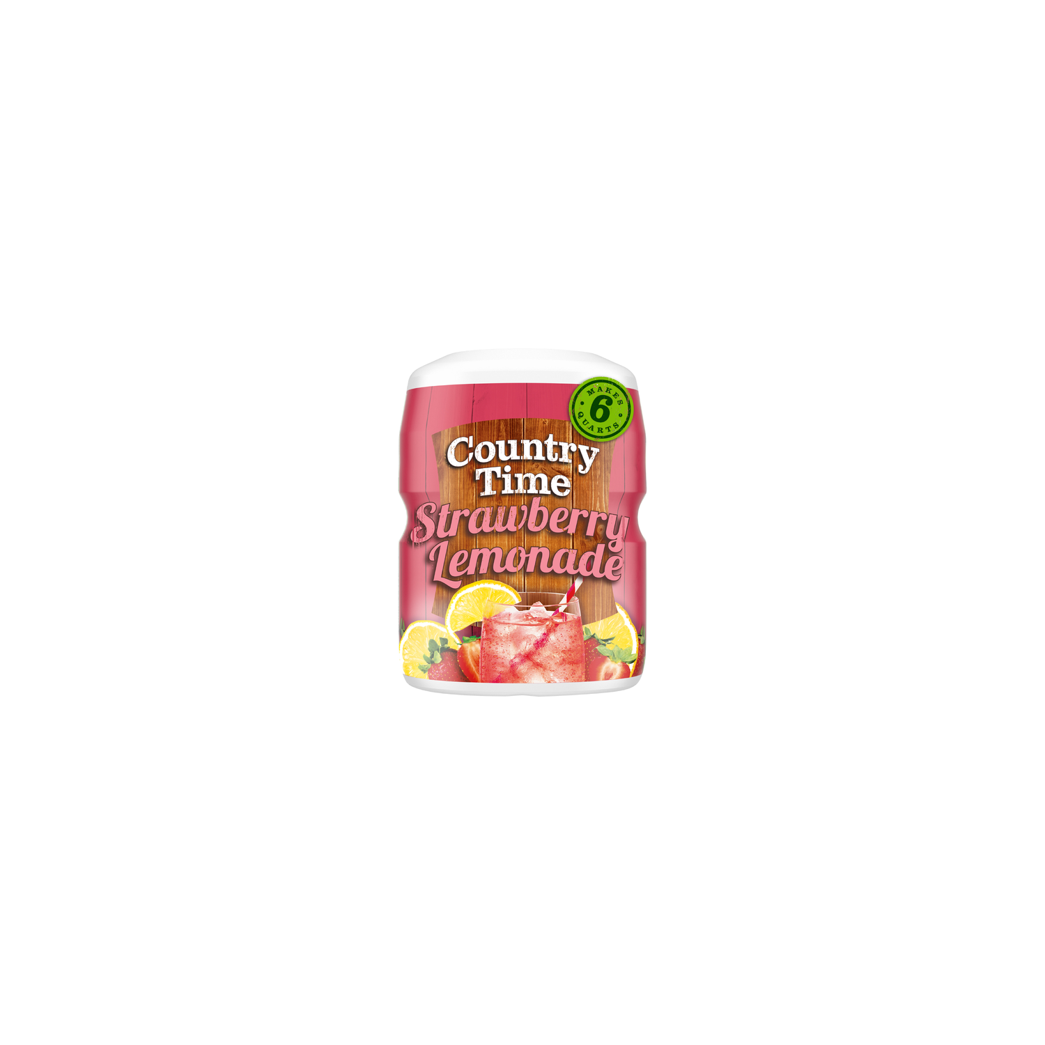 Country Time Lemonade Strawberry Drink Mix - 18 Ounce Image 1 of 4