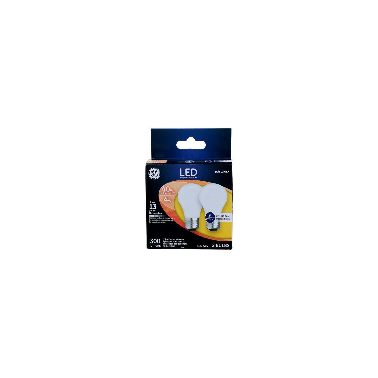 Ge Soft White Led A15 Bulb - 2 Count Image 1 of 2