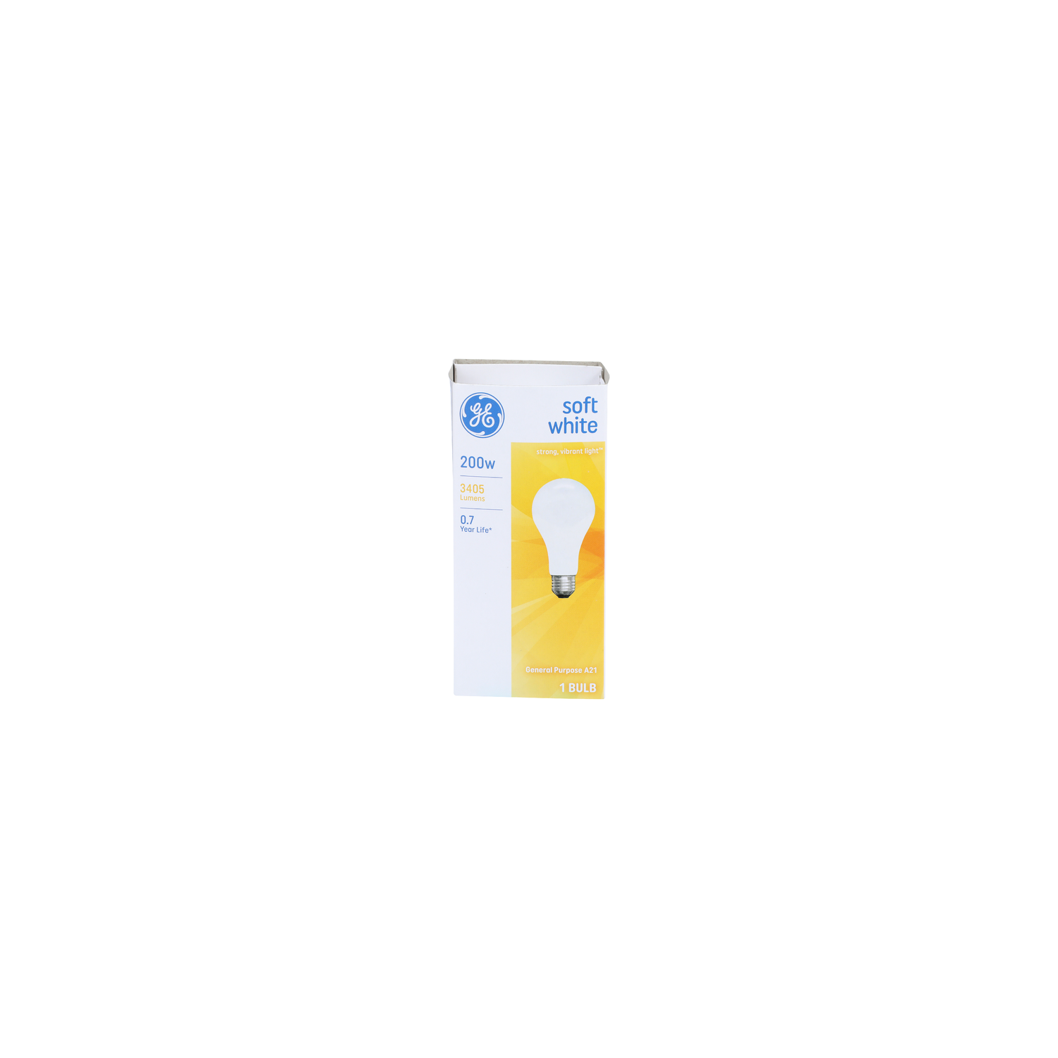 Ge Soft White neral Purpose A21 Bulb - 1 Count Image 1 of 2