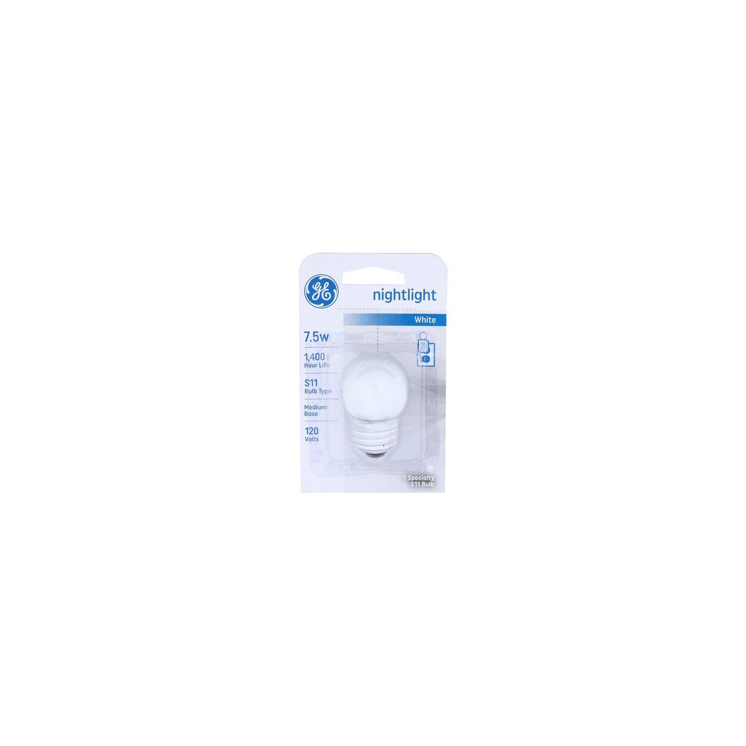 Ge Nightlight White Bulb - 1 Count Image 1 of 2