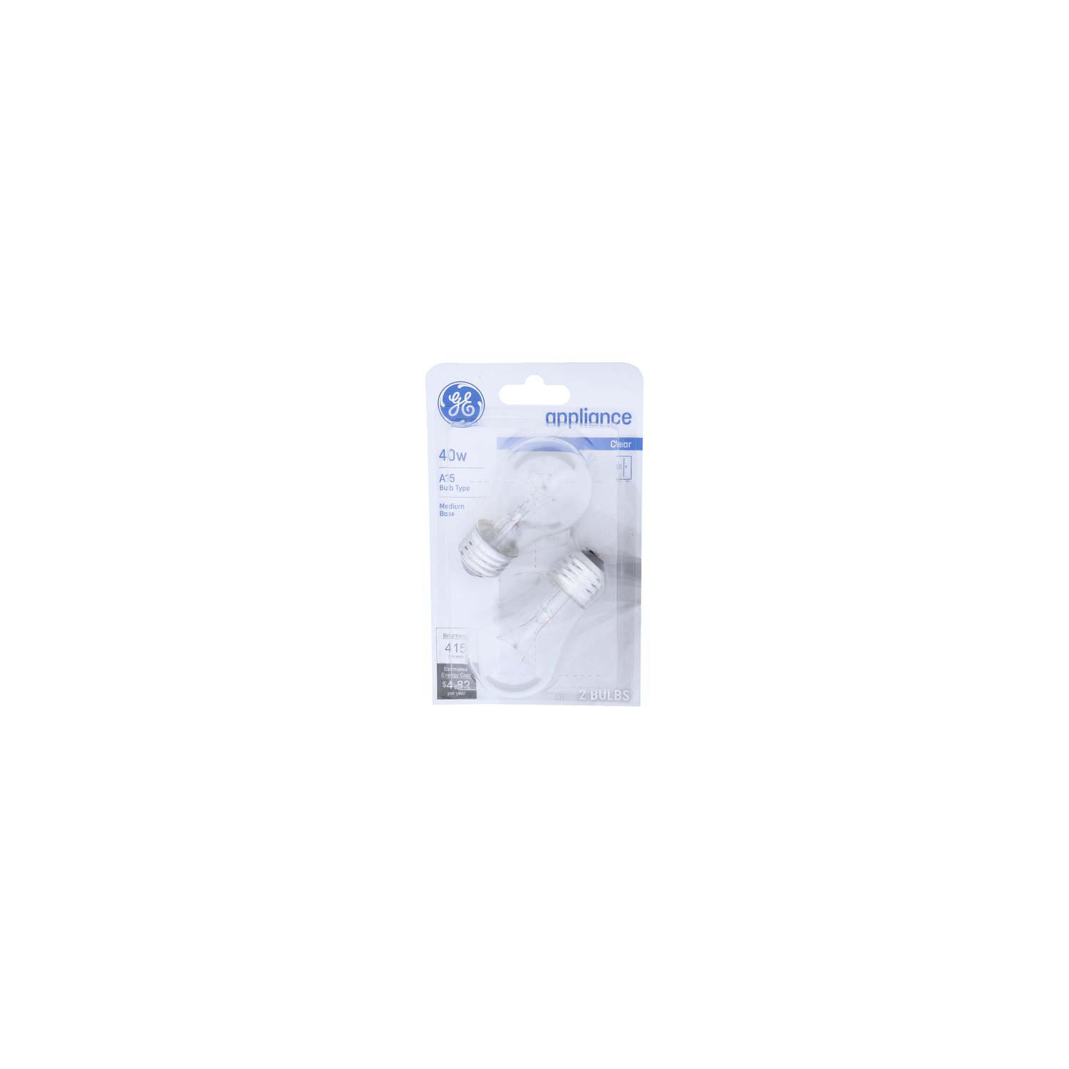 Ge Clear Appliance Bulb - 2 Count Image 1 of 2