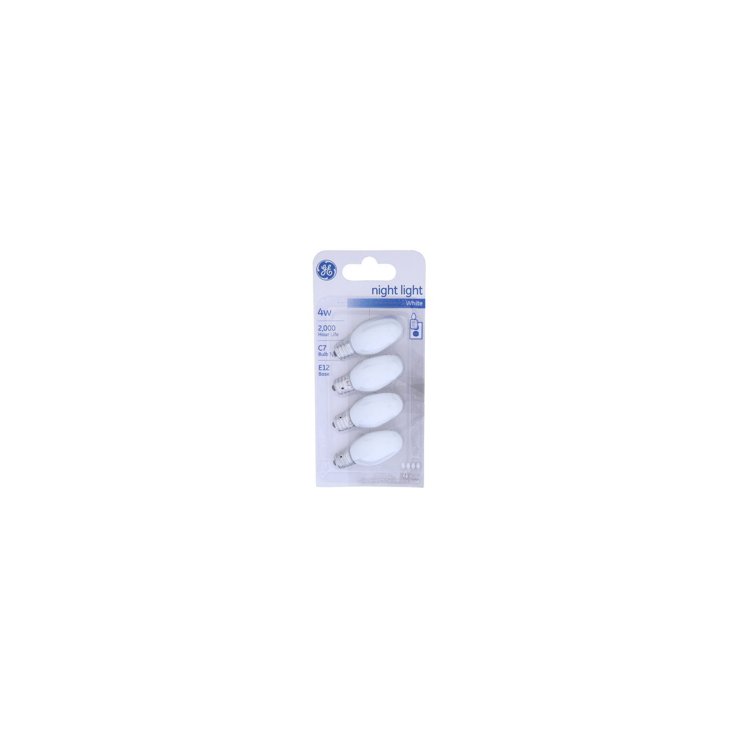 Ge White Night Light - 4 Count Image 1 of 2