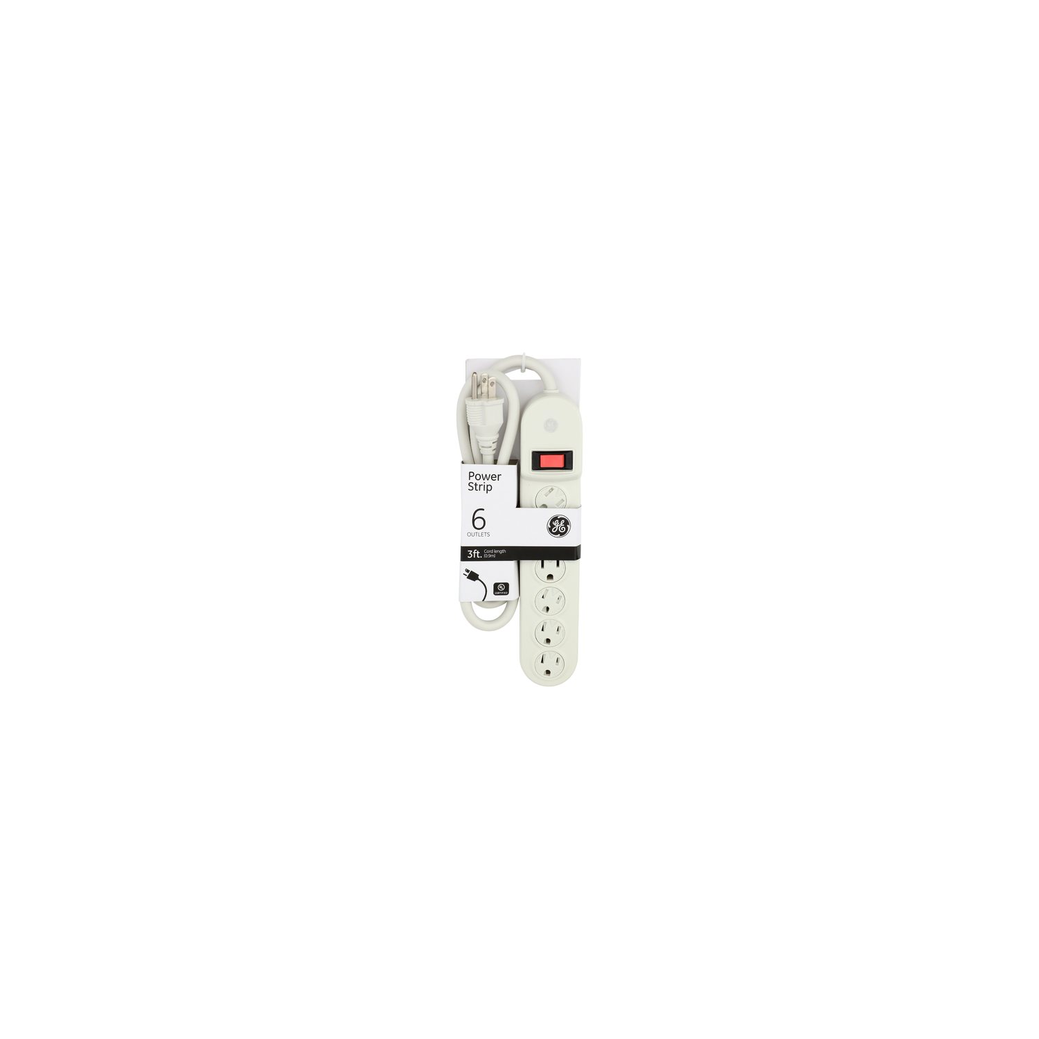 Ge 6 Outlets Power Strip - 1 Each Image 1 of 2
