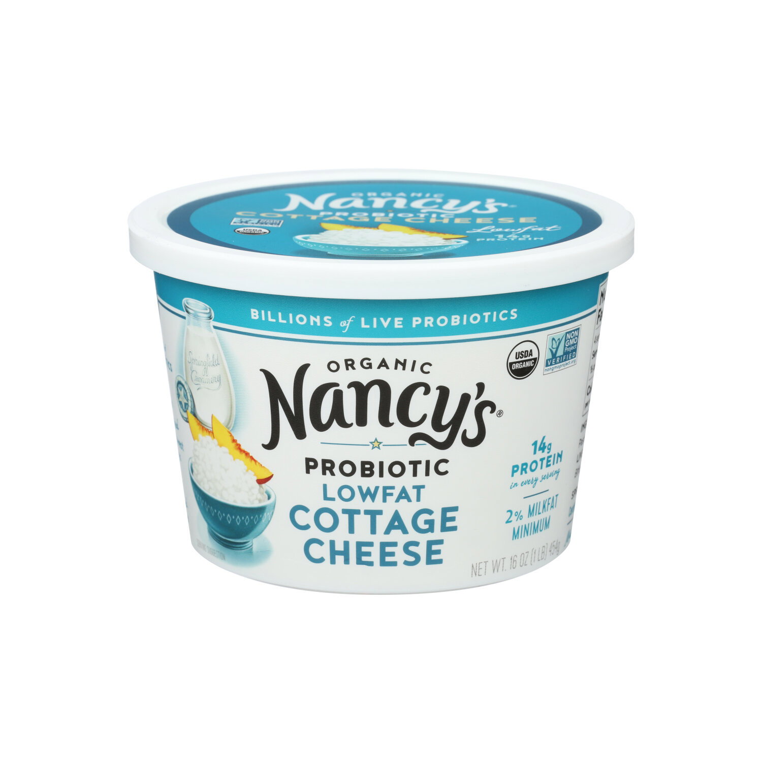 Nancys Cottage Cheese-Org-Lf - 16 Ounce Image 1 of 2