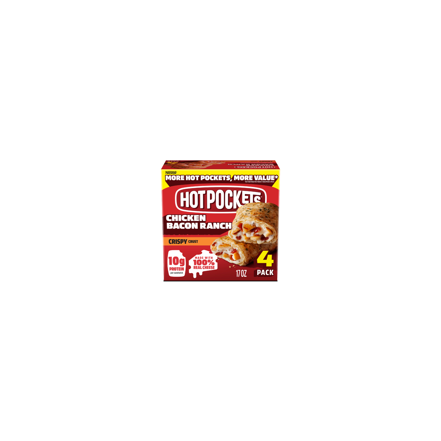 Hot Pockets Chicken Bacon Ranch Crispy Crust - 17 Ounce Image 1 of 4