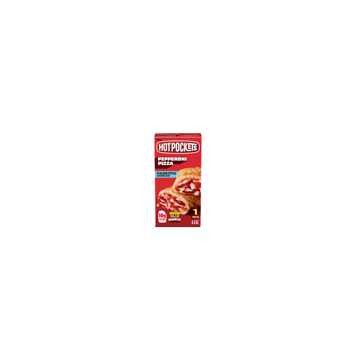 Hot Pockets Pepperoni Pizza Italian Style Seasoned Crust - 4.5 Ounce Image 1 of 4