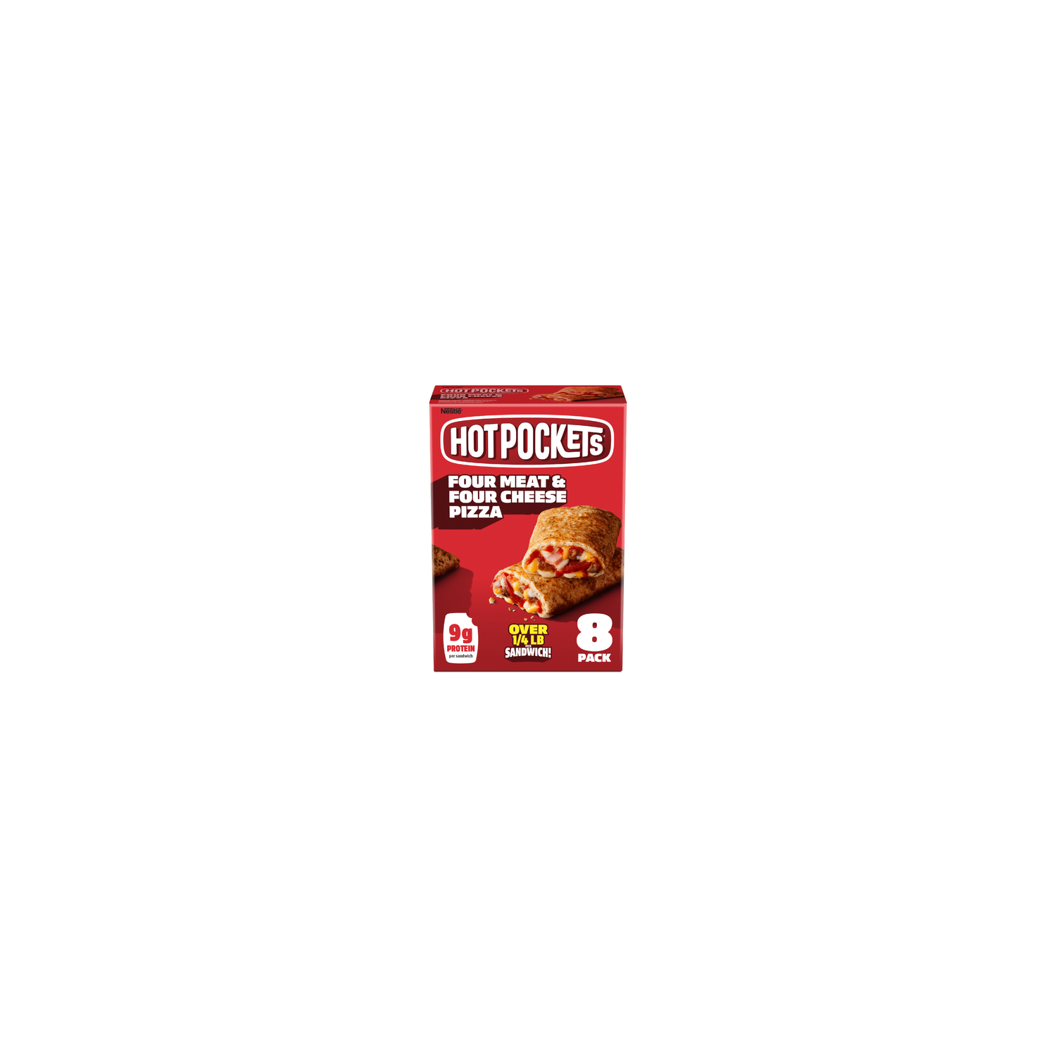 Hot Pockets Four Meat Pizza Italian Style Seasoned Crust - 34 Ounce Image 1 of 4
