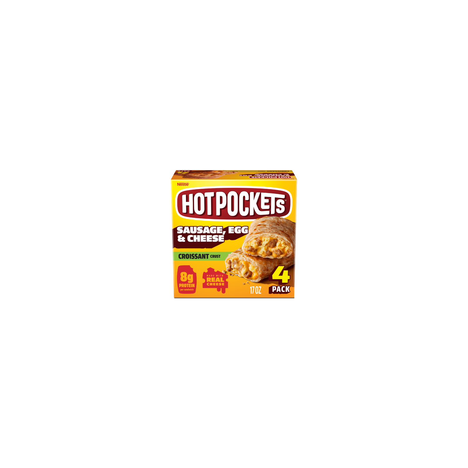 Hot Pockets Sausage Egg & Cheese Croissant Crust - 17 Ounce Image 1 of 4