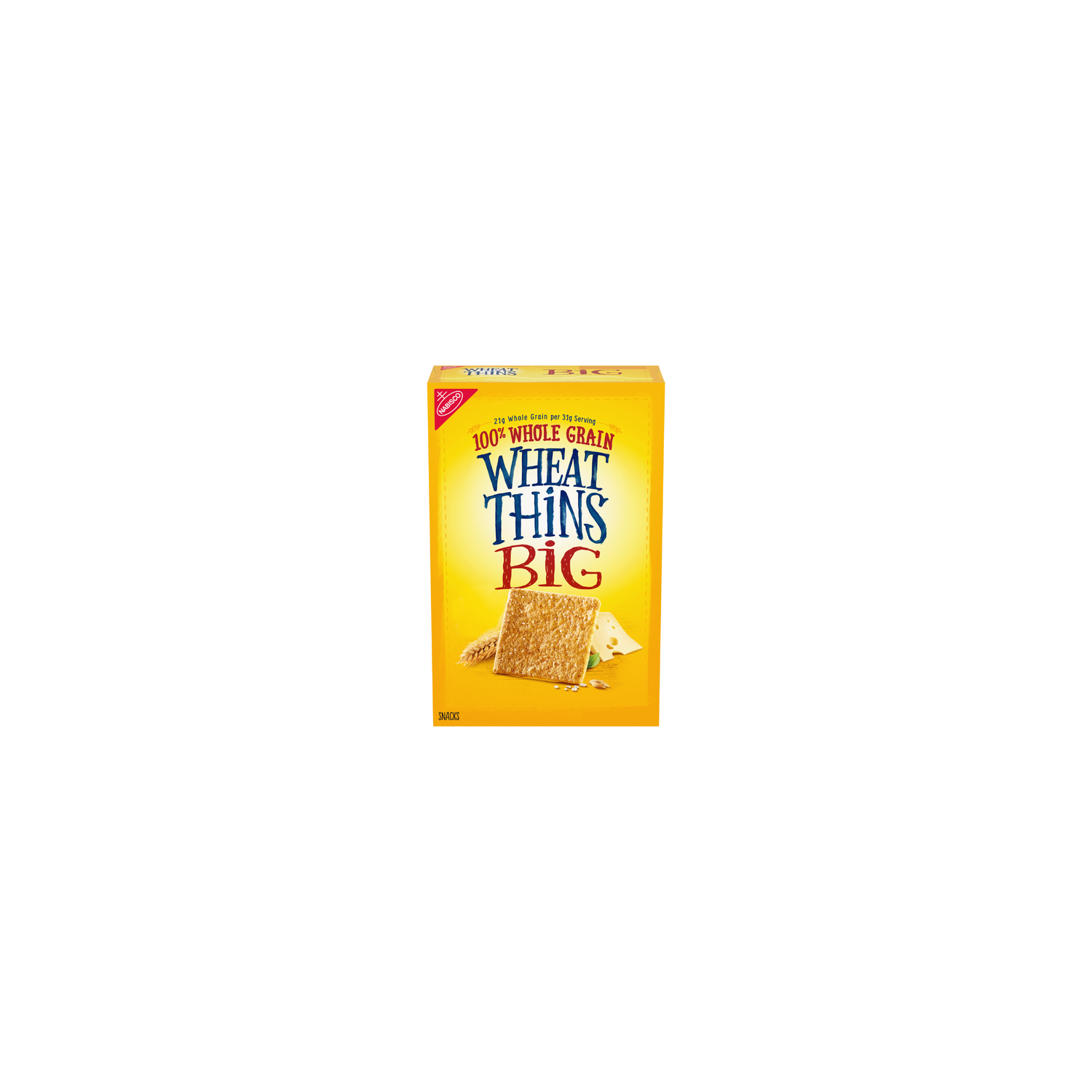 Wheat Thins Big Whole Grain Wheat Crackers - 8 Ounce Image 1 of 2
