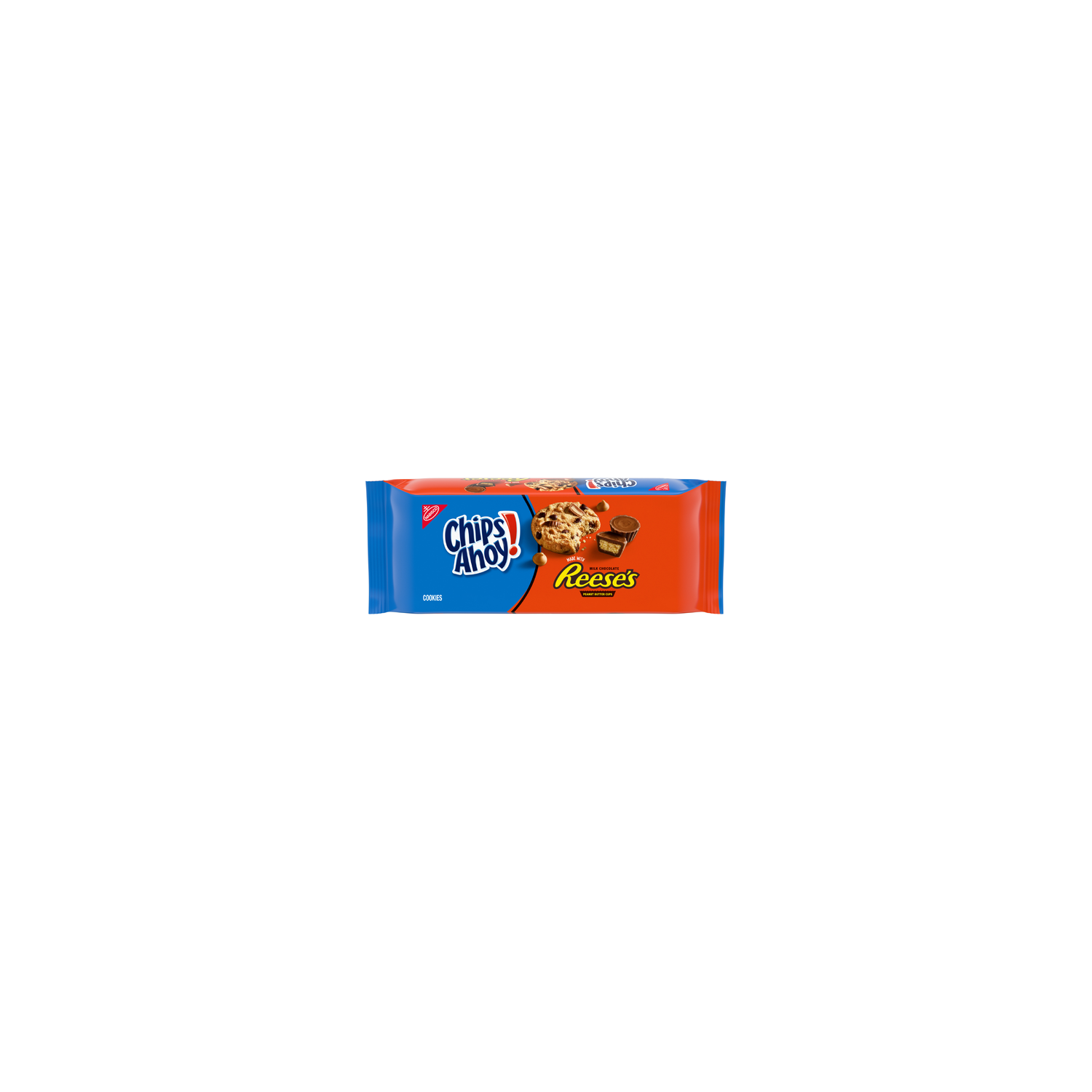 Chips Ahoy! Family Size Peanut Butter Cup Chocolate Chip Cookies - 9.5 Ounce Image 1 of 2