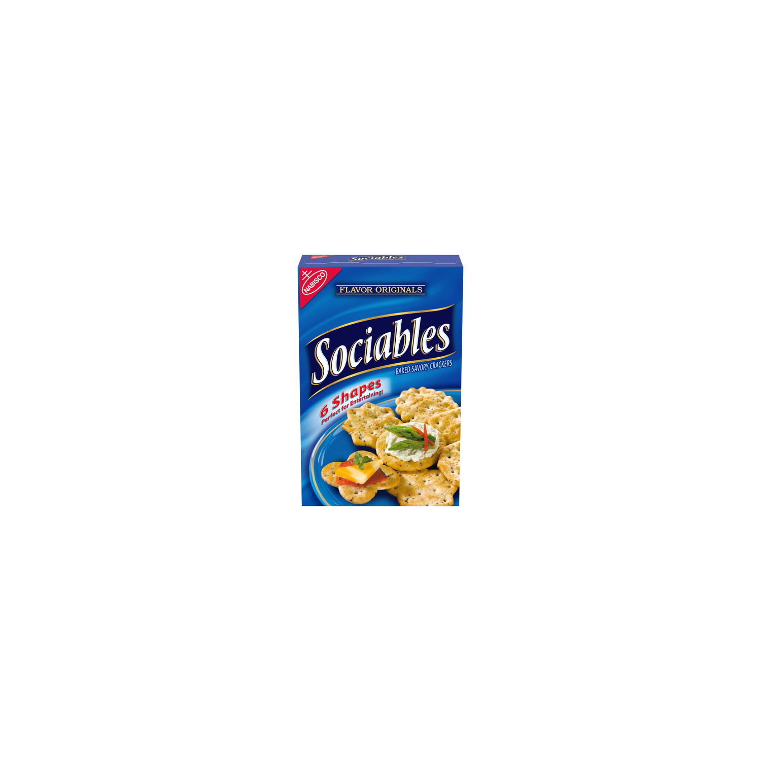 Nabisco SOCIABLES Originals Sociables Baked Savory Crackers - 7.5 Ounce Image 1 of 4
