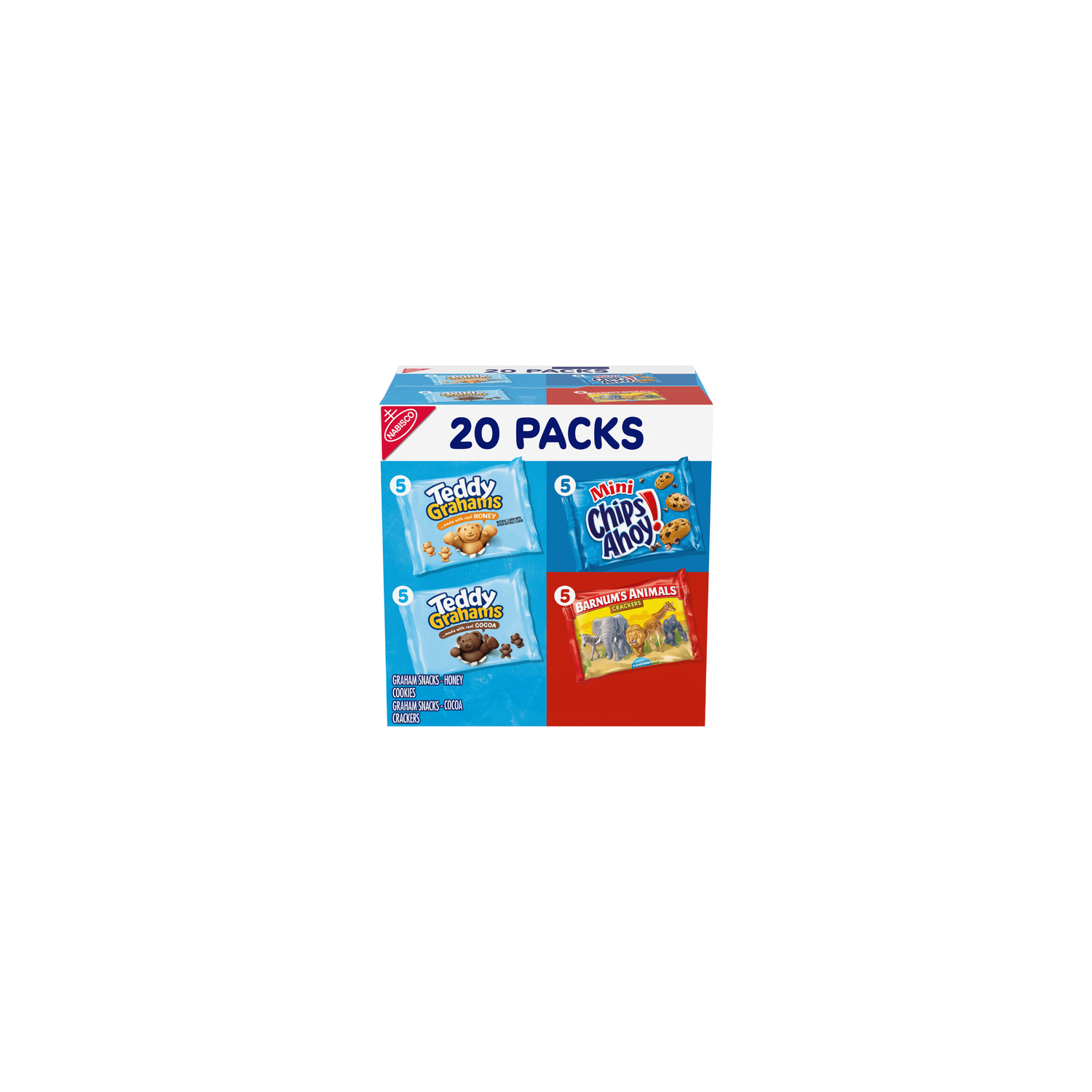 Nabisco BARNUMS/CHIPS AHOY!/TEDDY GRAHAMS Assorted Cookie - 20 Ounce Image 1 of 4