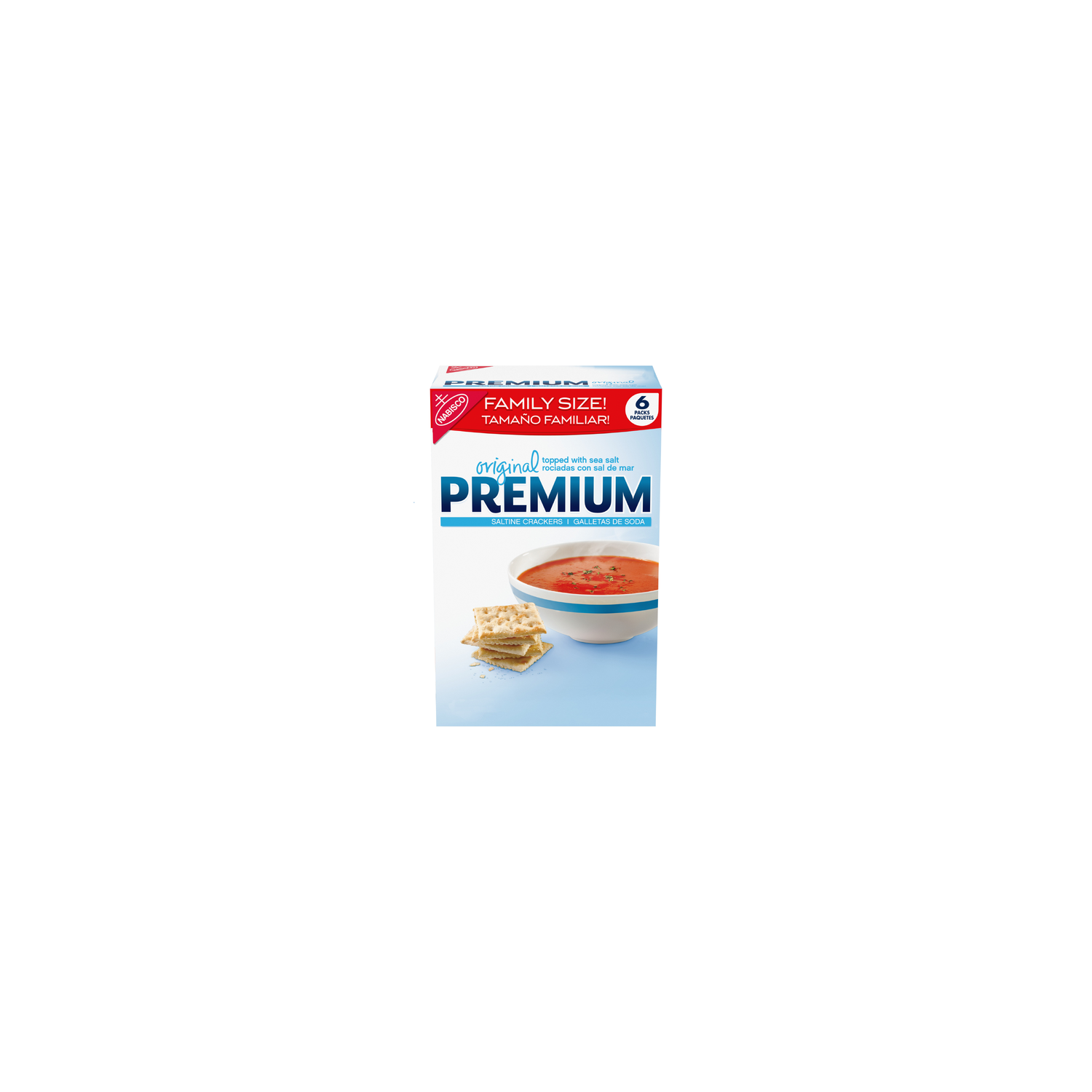Premium Family Size Original Saltine Crackers - 24 Ounce Image 1 of 2