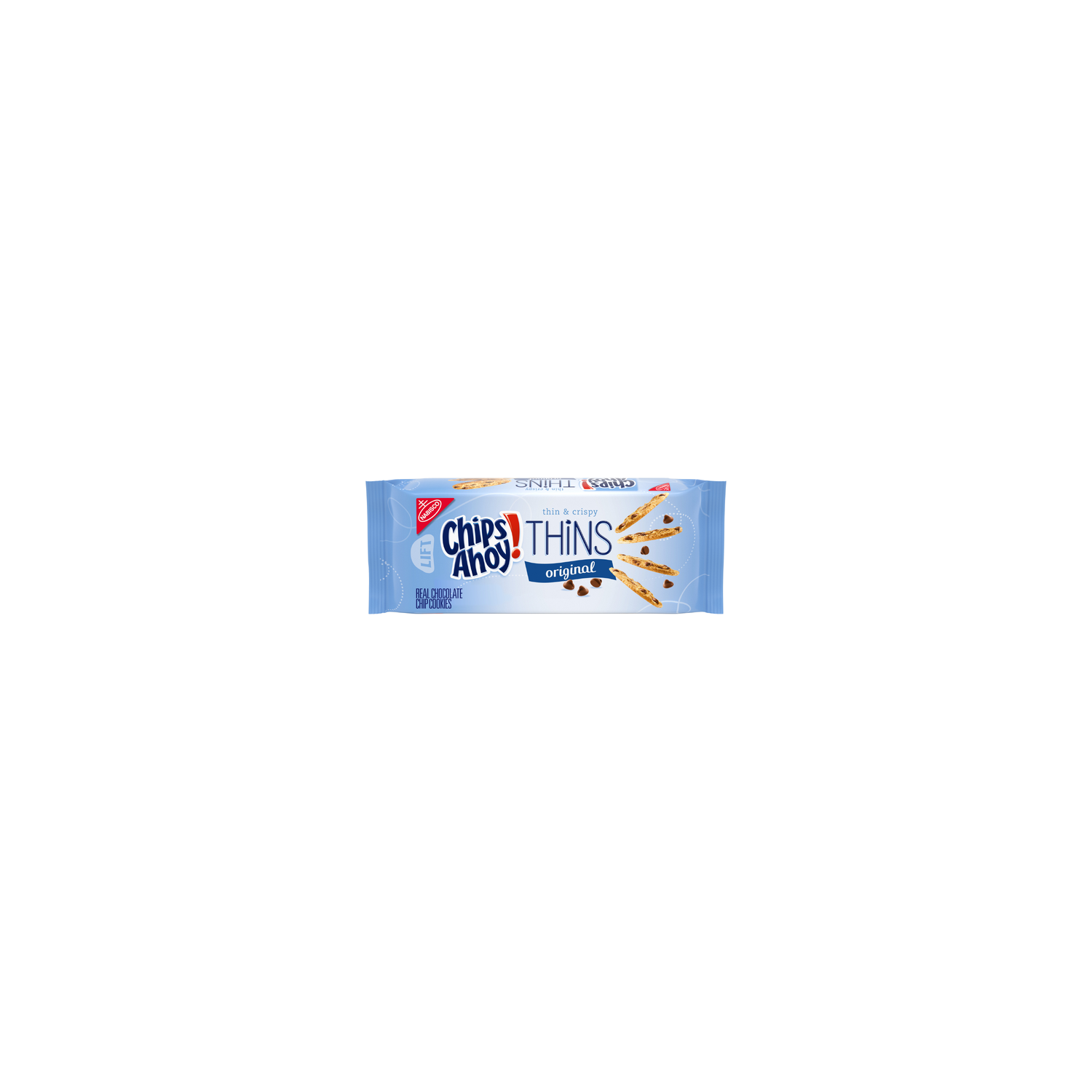 Chips Ahoy! Thins Thin & Crispy Original Chocolate Chip Cookies - 7 Ounce Image 1 of 2