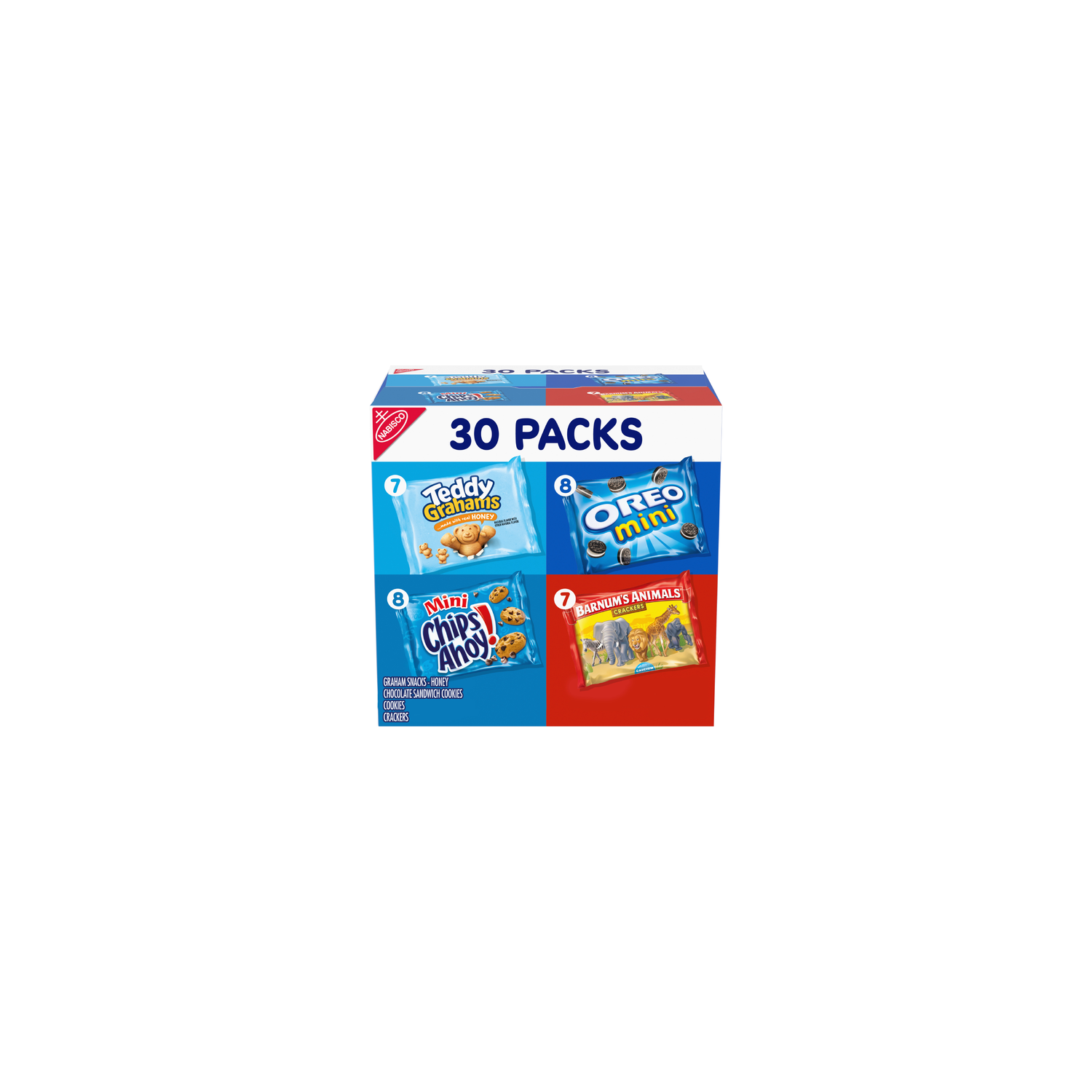 Nabisco BARNUMS/CHIPS AHOY!/OREO/TEDDY GRAHAMS Team Favorites Variety Pack - 30 Ounce Image 1 of 4