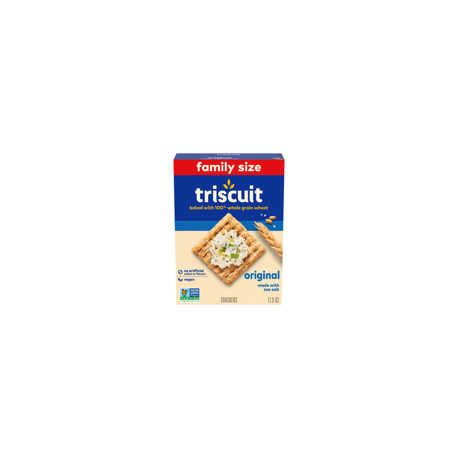 Triscuit Triscuit Original Family Size! Crackers - 12.5 Ounce Image 1 of 4