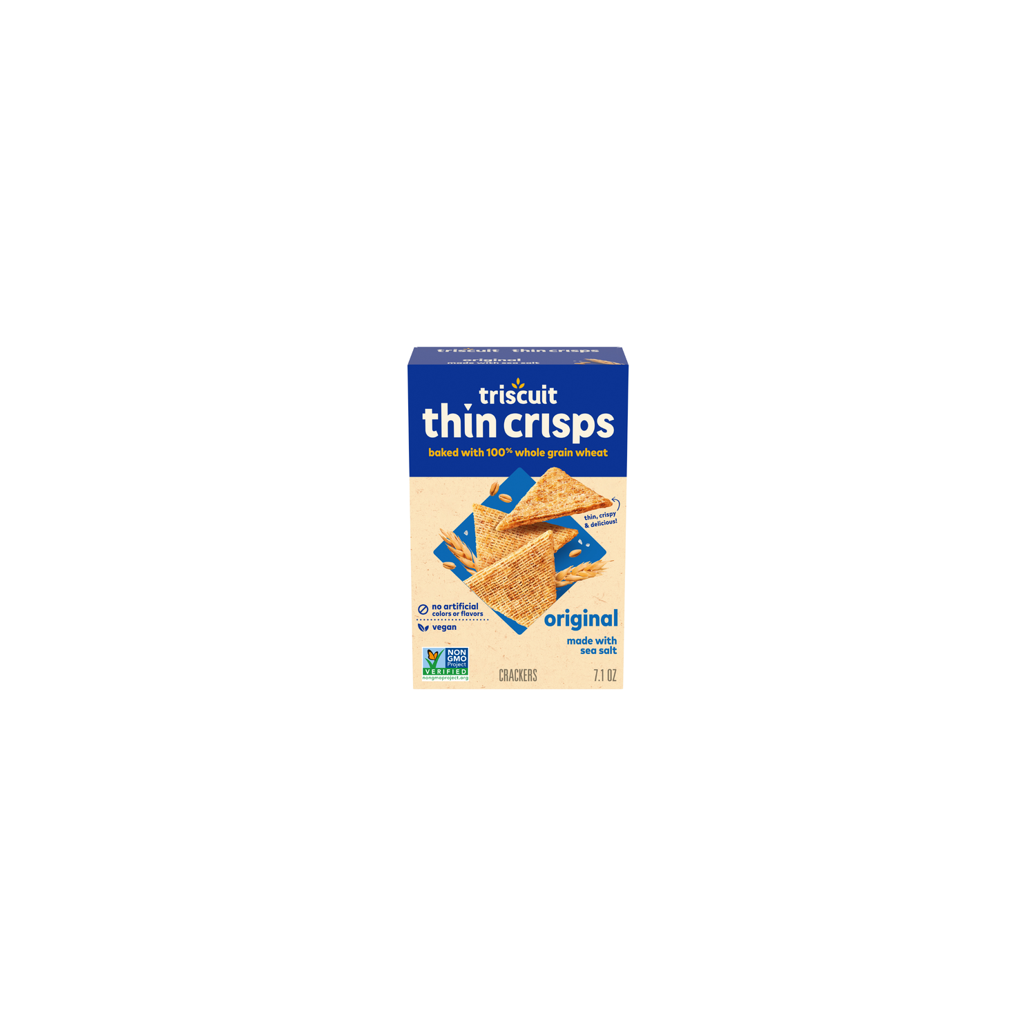 Triscuit Thin Crisps Original Whole Grain Wheat Crackers - 7.1 Ounce Image 1 of 2