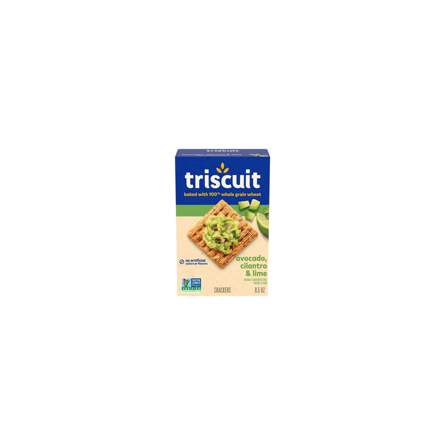 Triscuit Avocado Cilantro & Lime Whole Grain Wheat Crackers - 8.5 Ounce Image 1 of 2