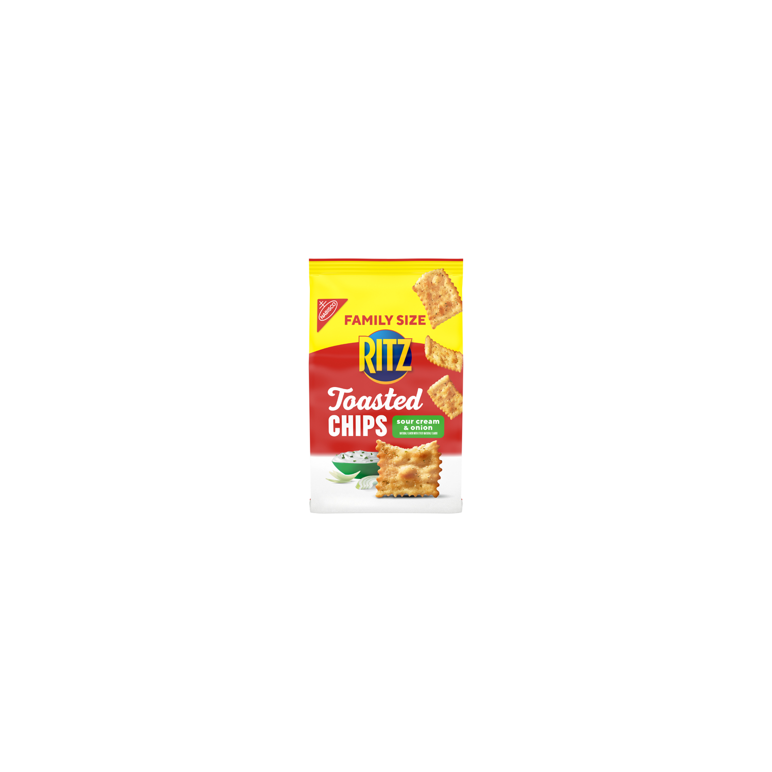 Ritz Sour Cream & Onion Toasted Chips - 11.4 Ounce Image 1 of 2