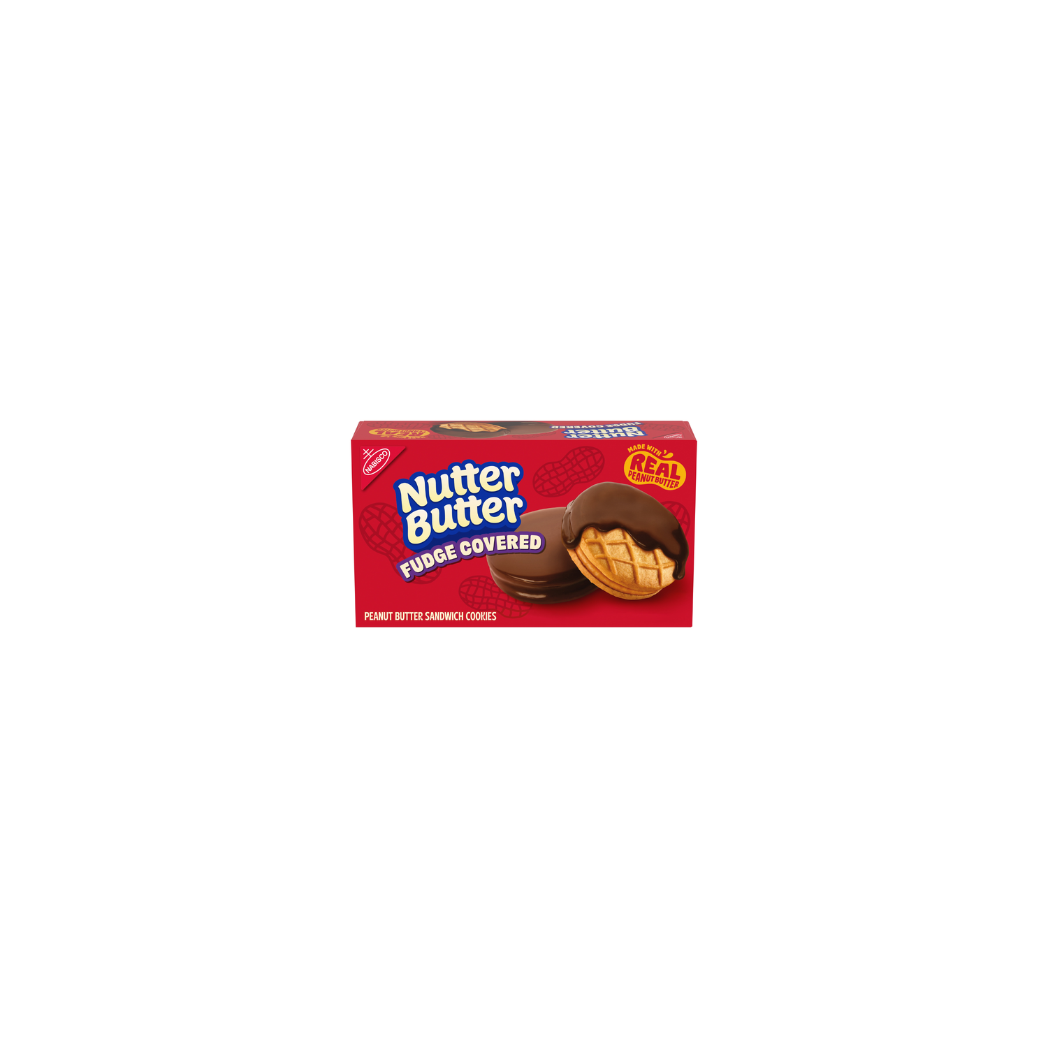 Nabisco Nutter Butter NUTTER BUTTER Chocolate Fudge Covered Peanut Sandwich Cookies - 7.9 Ounce Image 1 of 4