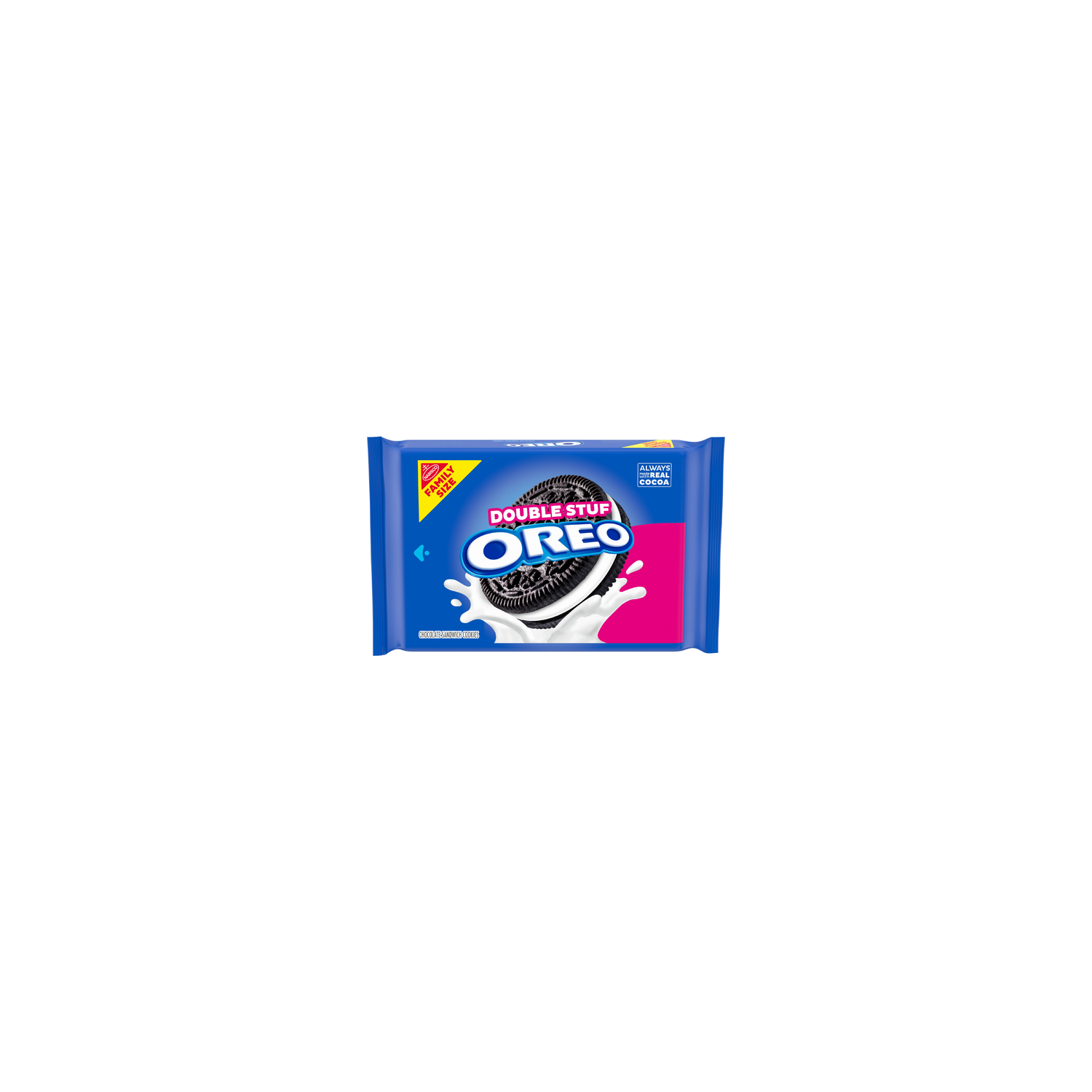 Oreo Double Stuf Original Double Stuf Chocolate Sandwich Cookies, Family Size - 18.71 Ounce Image 1 of 3