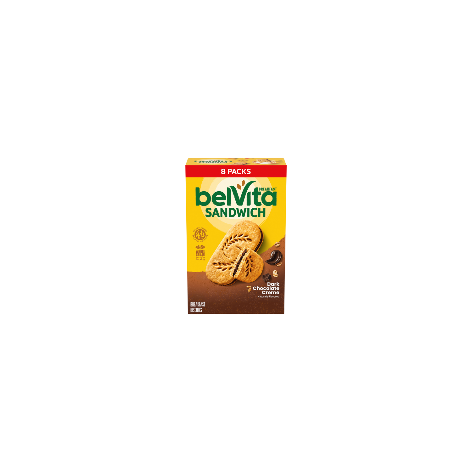Mondelez International SANDWICH Dark Chocolate Creme Sandwich Breakfast Biscuits - 14.08 Ounce Image 1 of 4