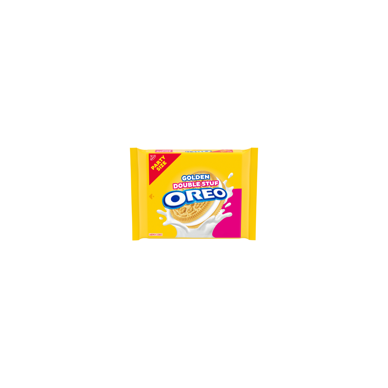 Oreo Golden Original Double Stuf Golden Sandwich Cookies, Party Size - 24.95 Ounce Image 1 of 2