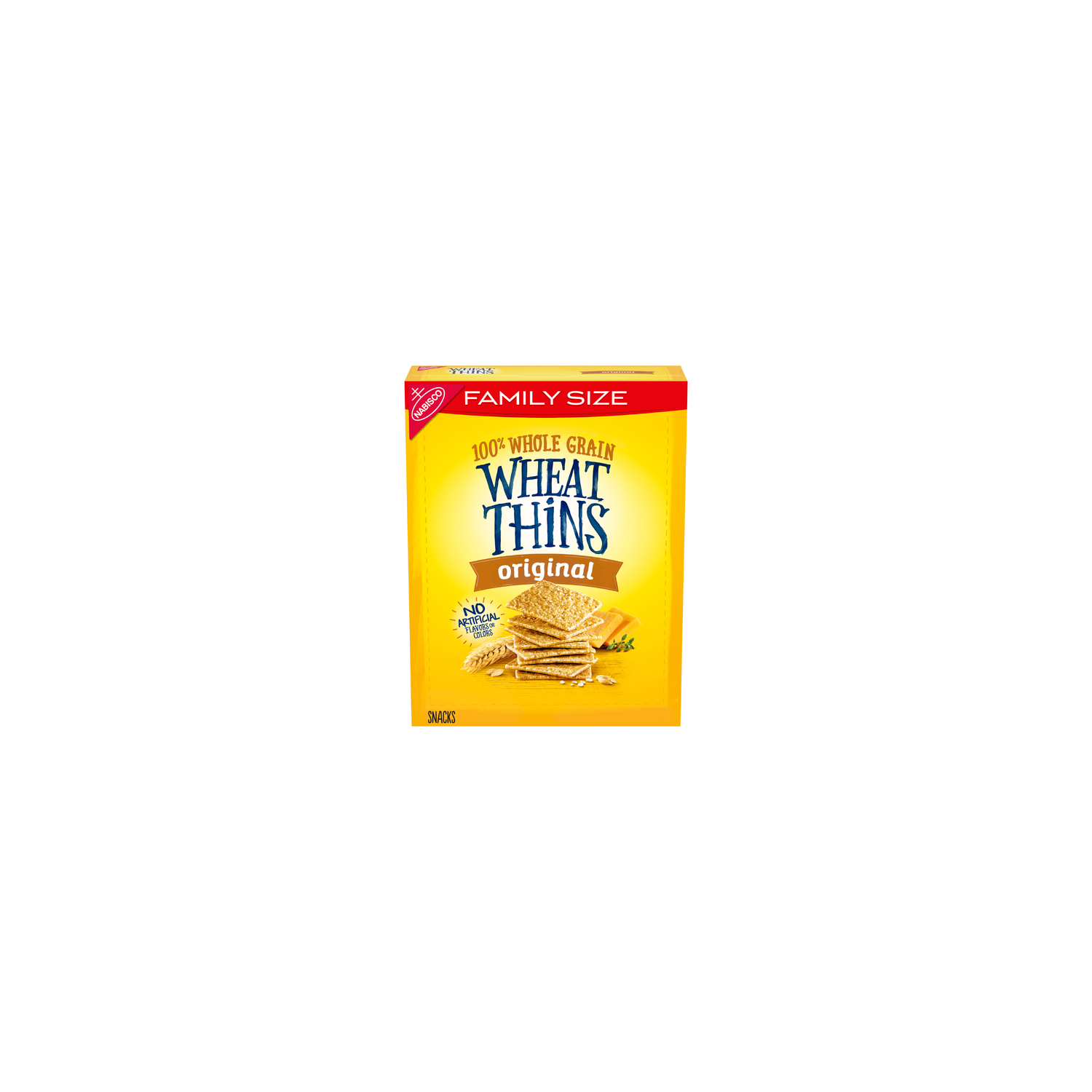 Wheat Thins Original Whole Grain Wheat Crackers - 14 Ounce Image 1 of 2