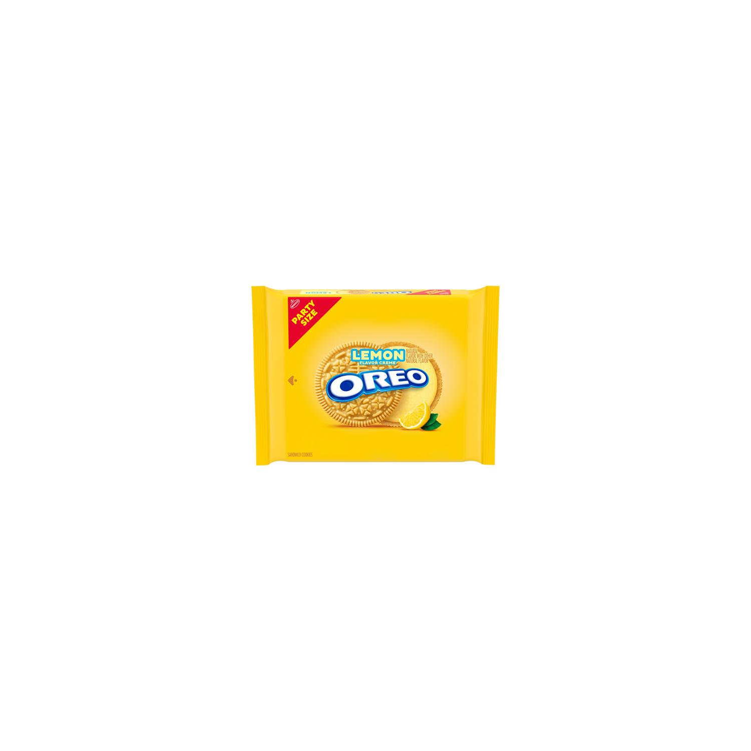 Oreo Golden Lemon Flavor Creme Sandwich Cookies, Party Size - 24.95 Ounce Image 1 of 2