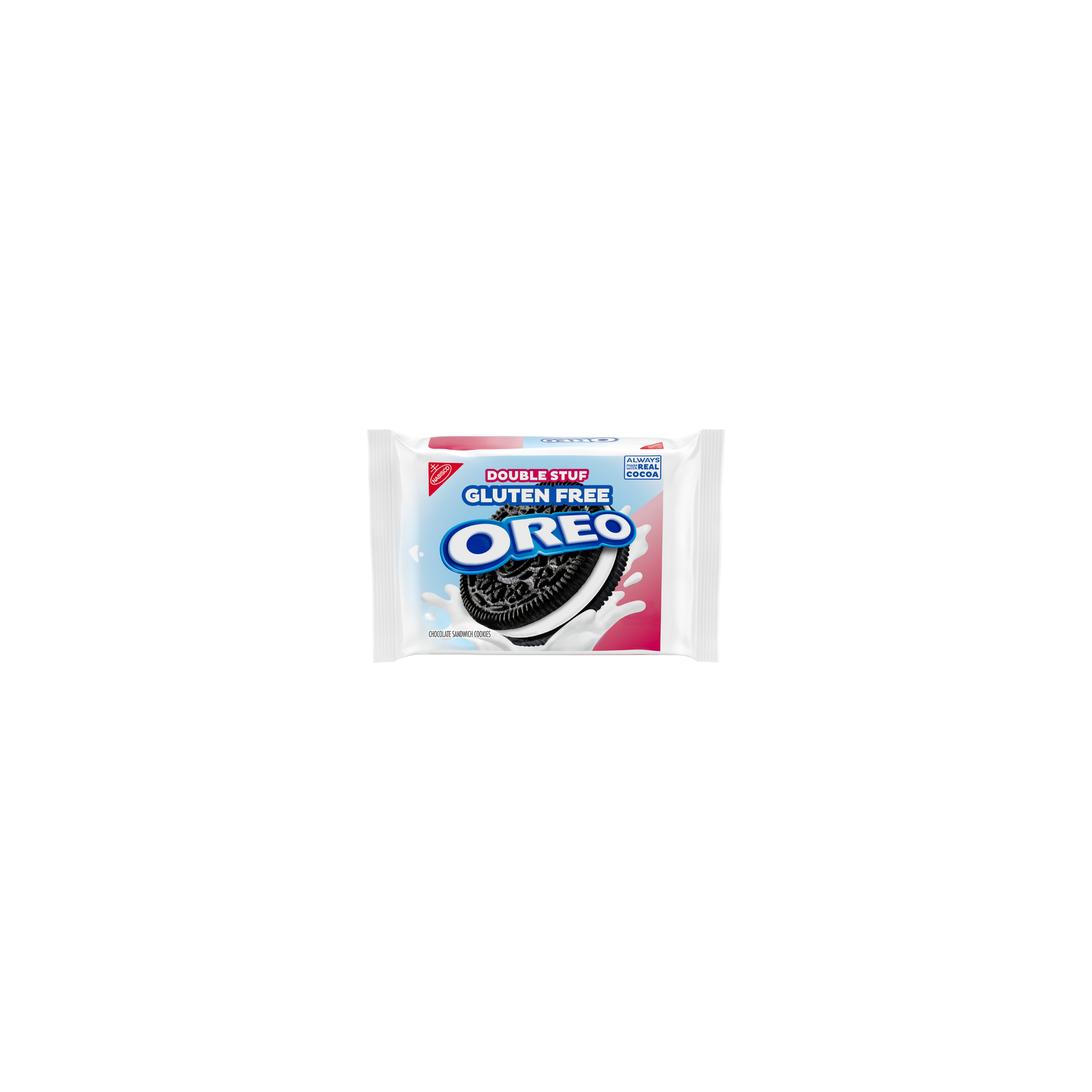 Oreo Double Stuf Chocolate Double Stuf Gluten Free Sandwich Cookies, Packs - 12.47 Ounce Image 1 of 3