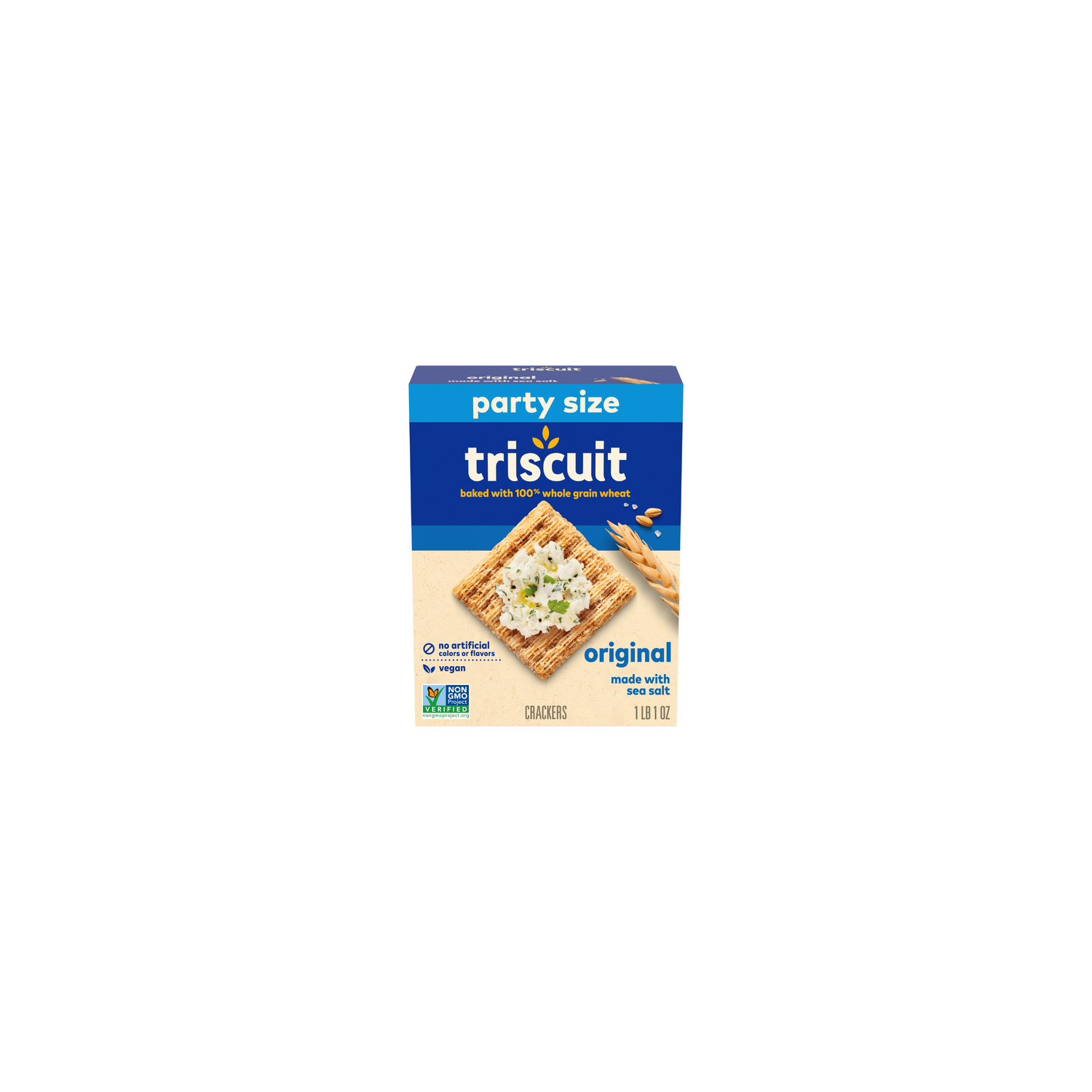 Triscuit Party Size Original Whole Grain Wheat Crackers - 17 Ounce Image 1 of 2