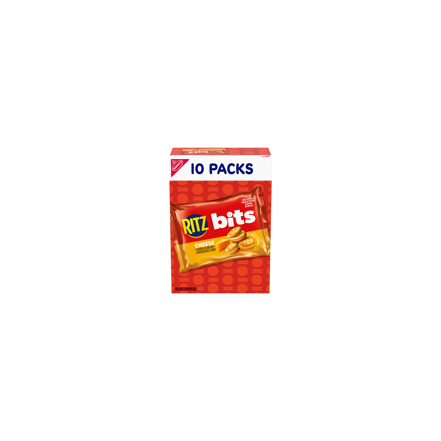 RITZ Bits Cheese Sandwich Crackers Snack Pack - 10 Ounce Image 1 of 3